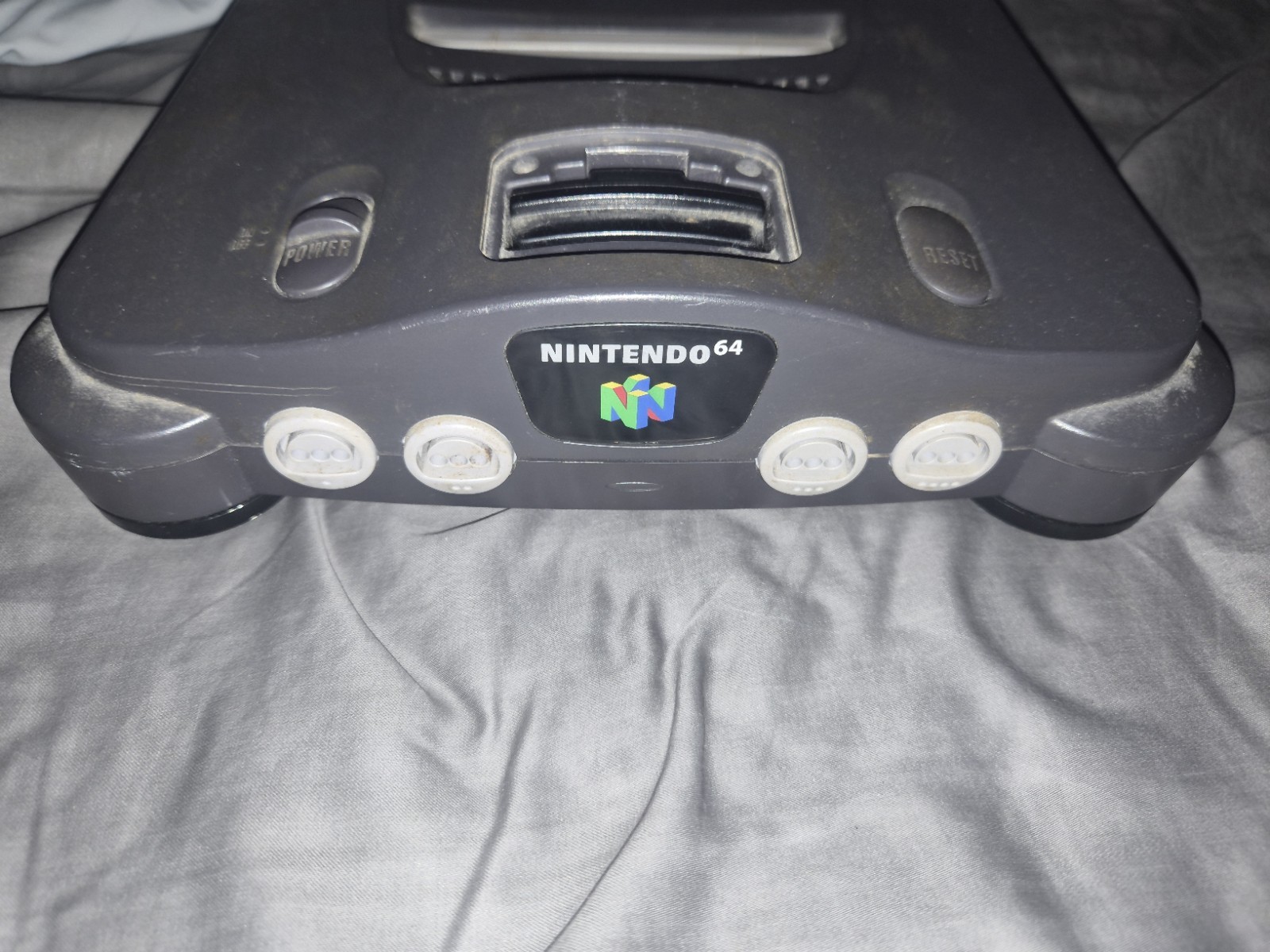 Nintendo N64 Console *TESTED* – w/ Gray Controller – ALL OEM