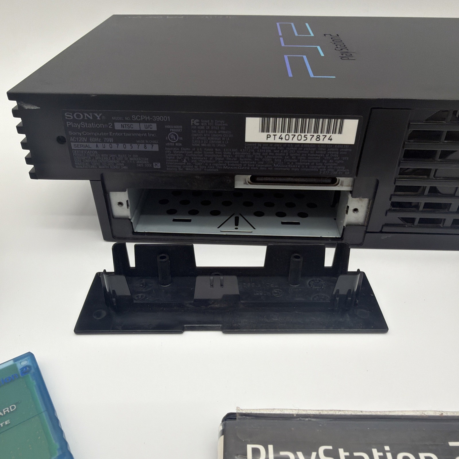 PlayStation 2 PS2 Fat Console Bundle Tested-Works Controller, Memory Card, Games