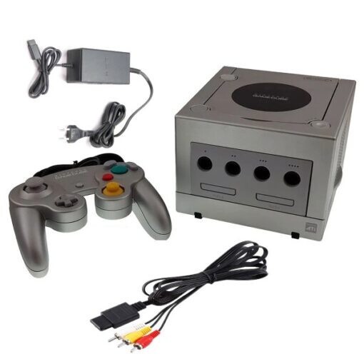 Nintendo Gamecube Console – Silver (dol-001 eur)