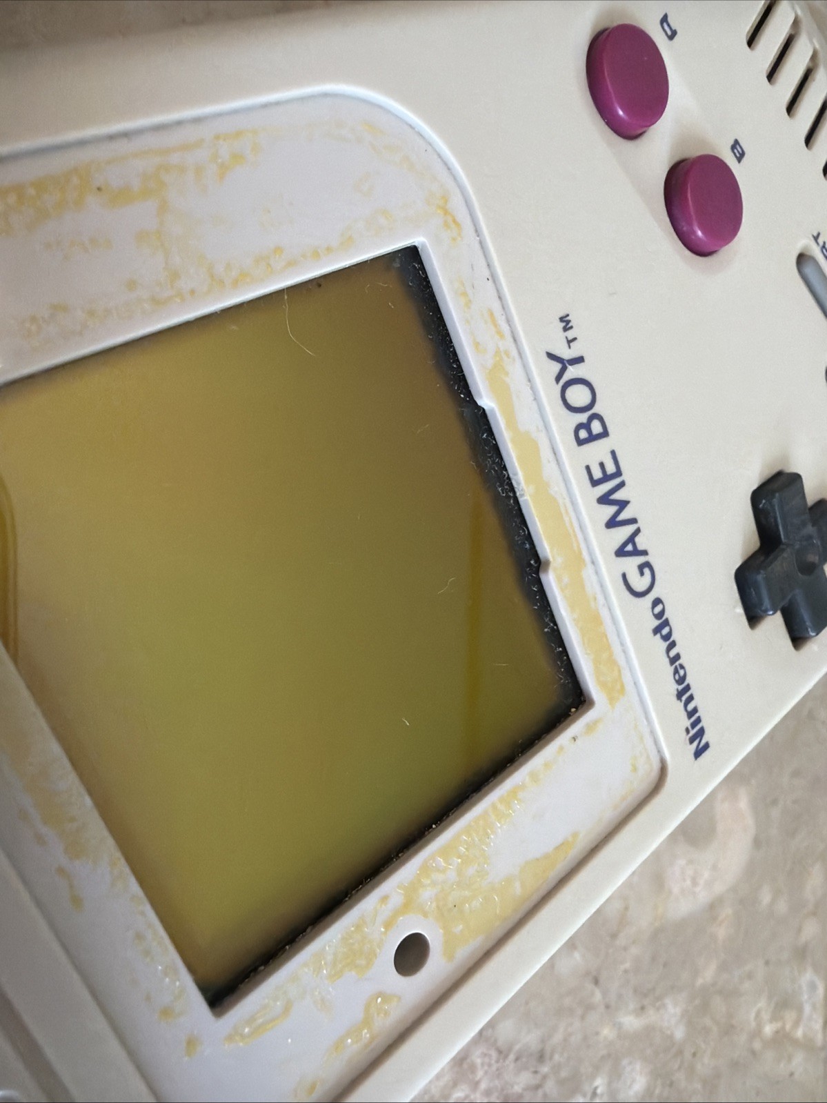 Nintendo Game Boy Original For Parts or Repair Reads Games – Bad Screen DMG-01