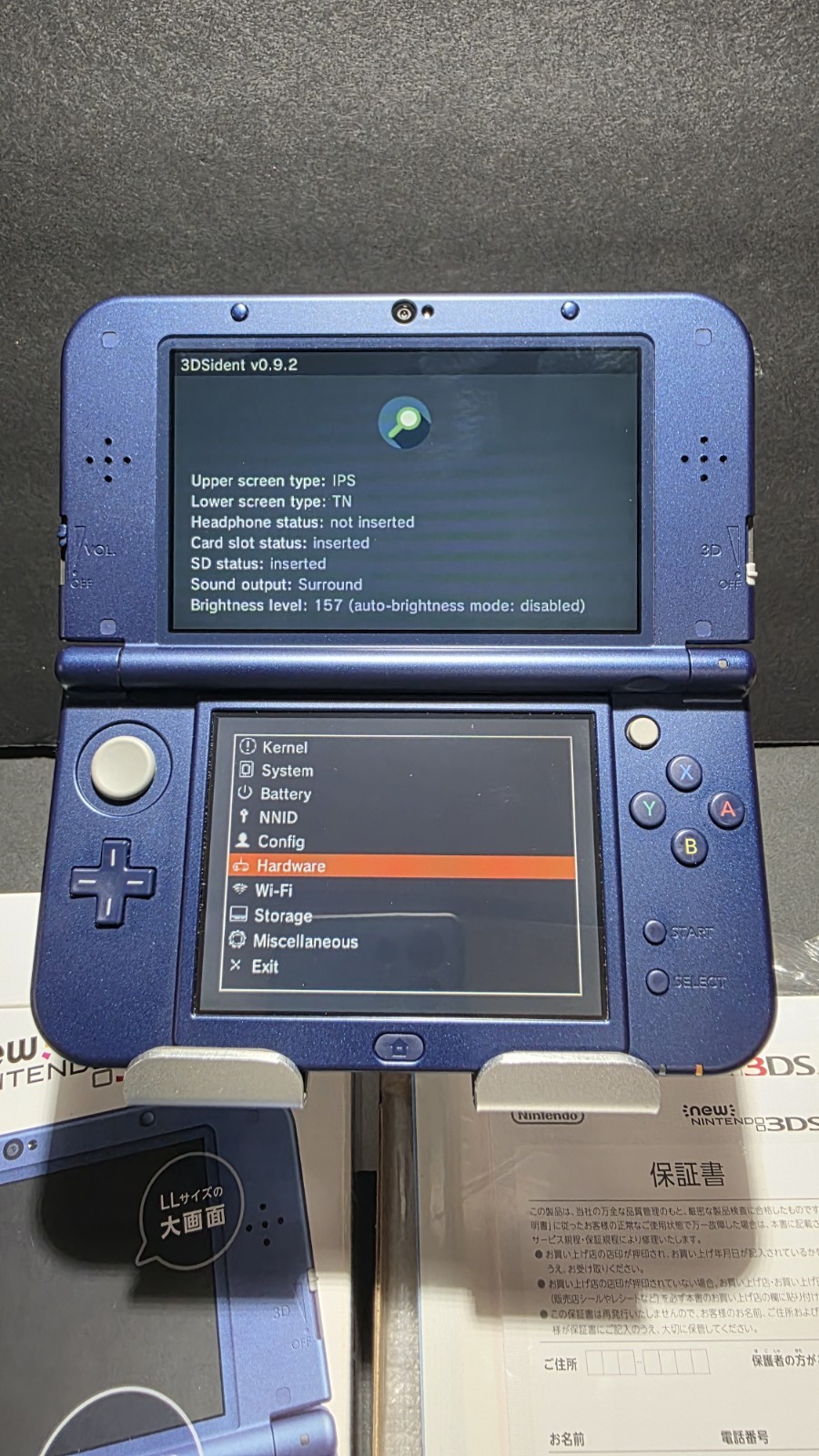 ***TOP IPS*** Mint Condition Nintendo New 3DS XL/LL Blue