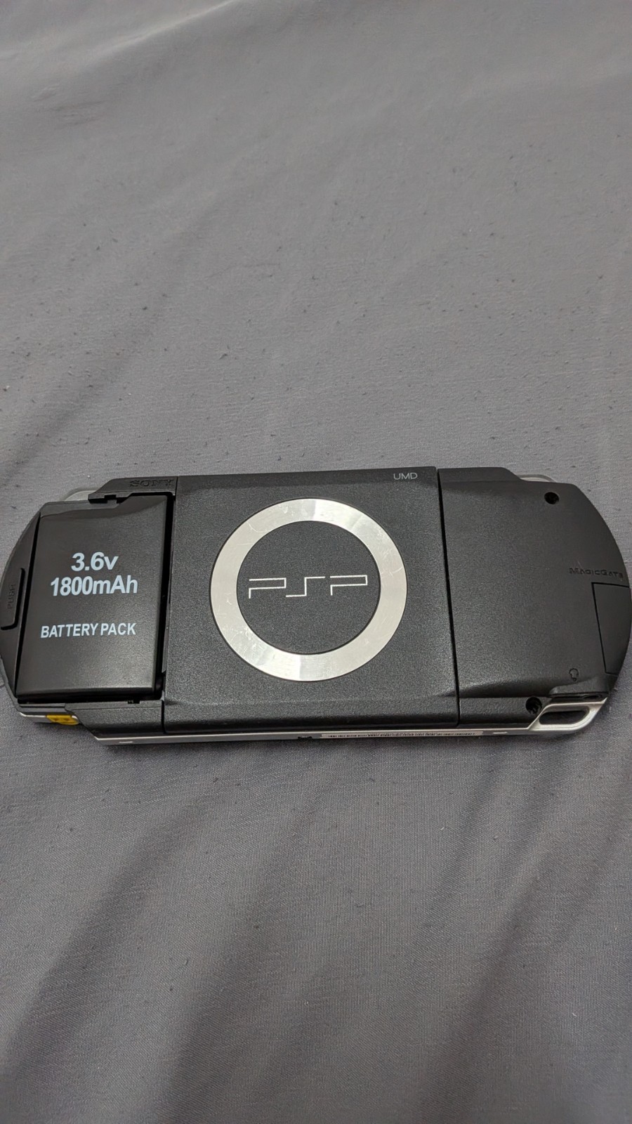 Sony PSP-1001 Black Handheld Console Only – Works GREAT! – No Battery Cover