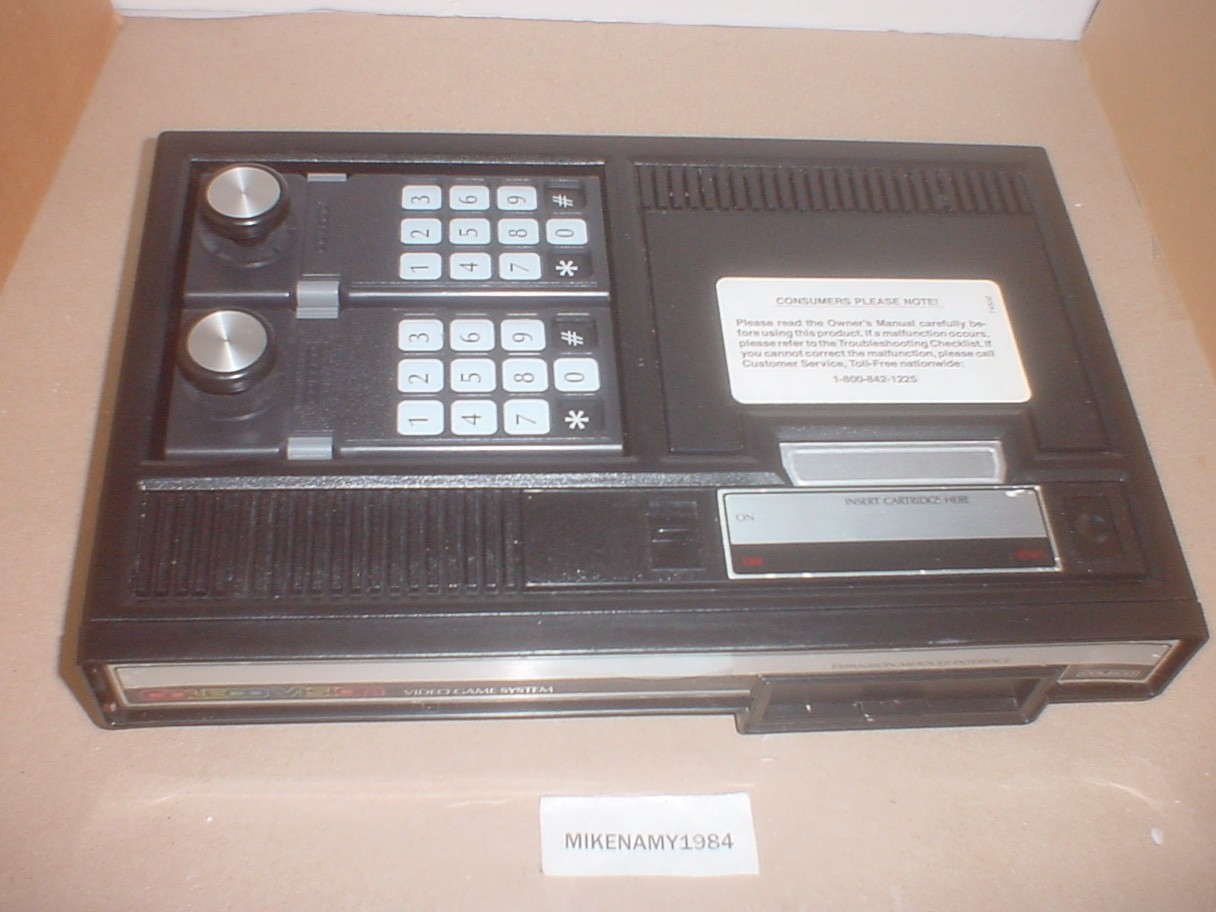 ColecoVision Video Game System Model 2400 w/ 2 Controllers -NO Power cord TESTED