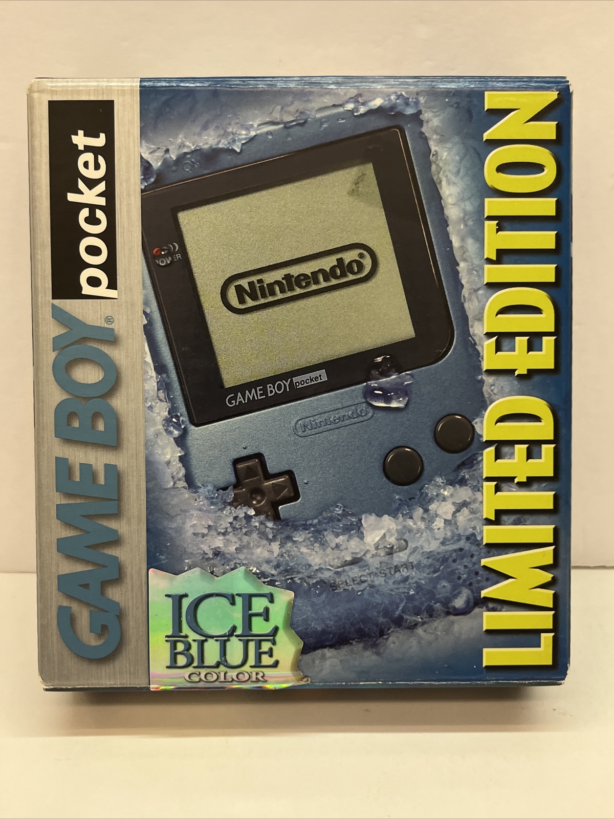 Game Boy Pocket Ice Blue Limited Edition W/ Box Manual Complete CIB (FAST SHIP!)