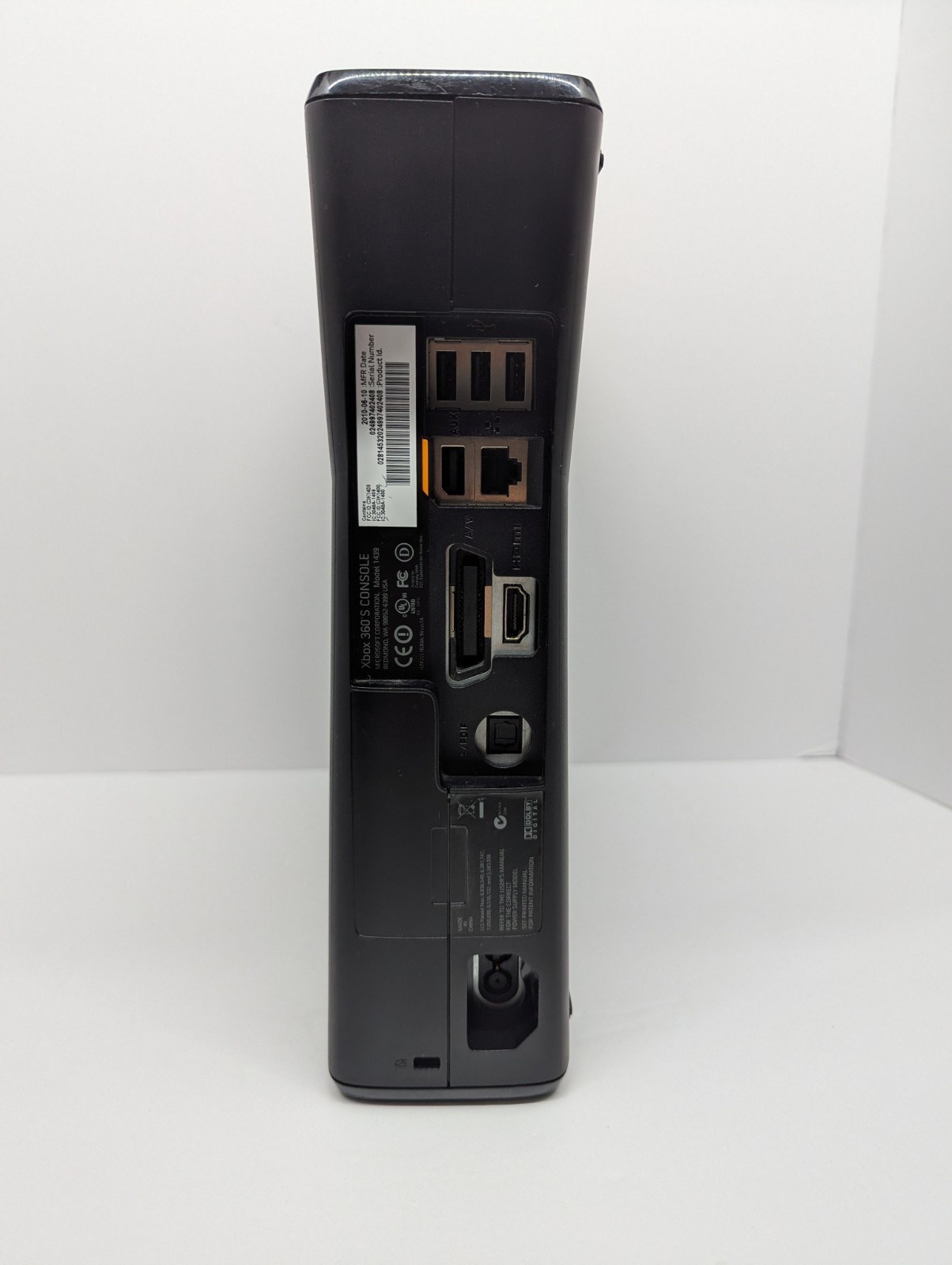 Xbox 360 Slim 4gb Internal Bundle Fully Restored with 2 Games and 2 Controllers