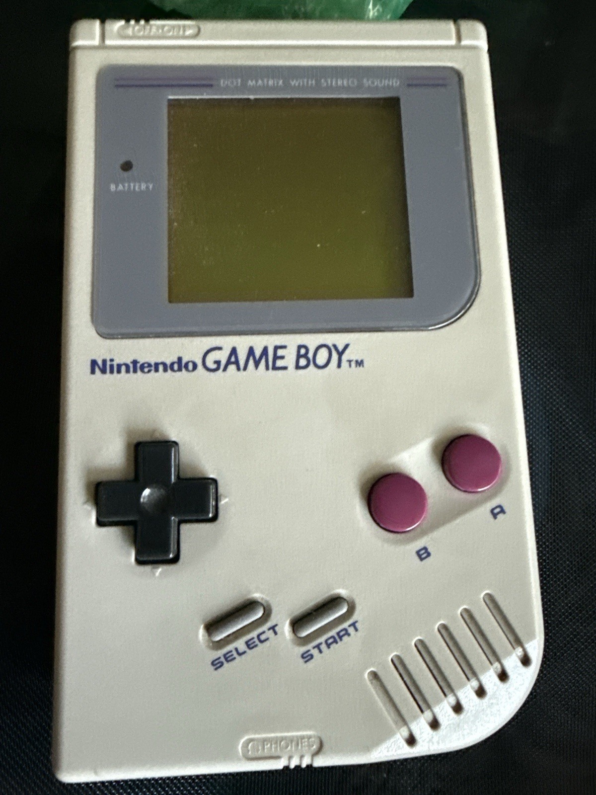 Nintendo Game Boy DMG-01 Gray Console Tested Works Vintage