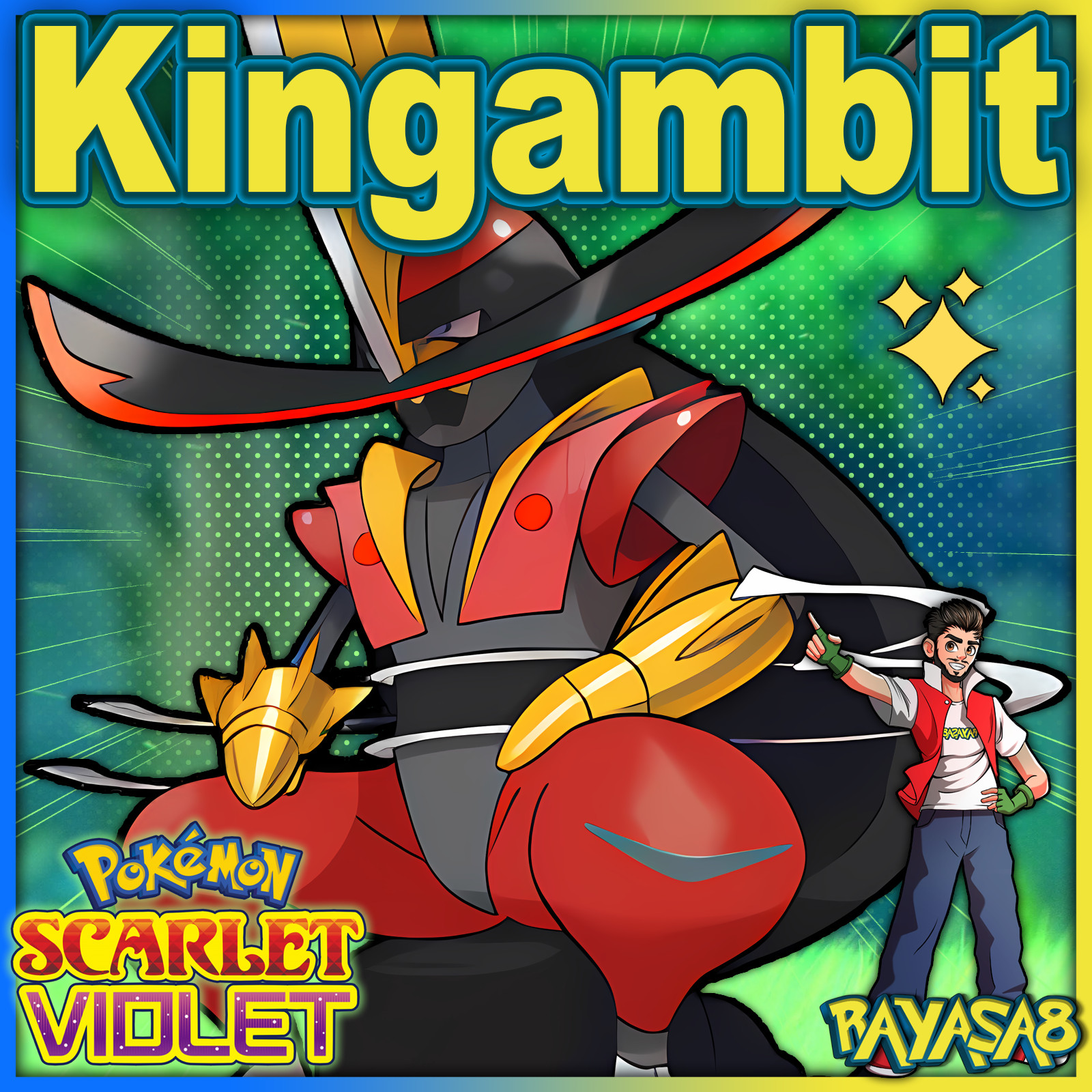 Kingambit 6iv 🌟Shiny🌟 Non Shiny Best Stats Pokemon Scarlet and Violet Home