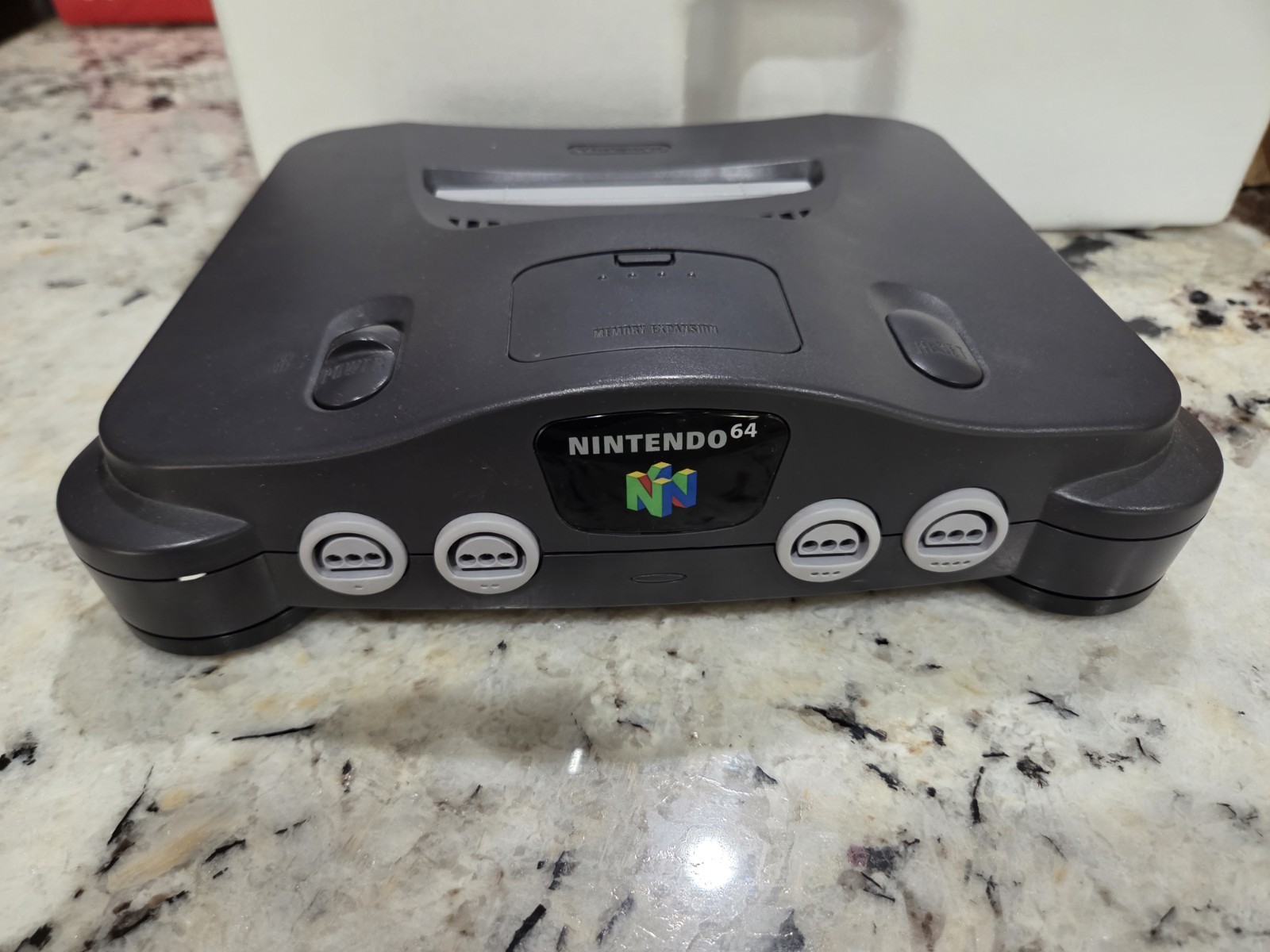 Nintendo 64 Atomic Purple Controller Console Bundle Complete In Original Box