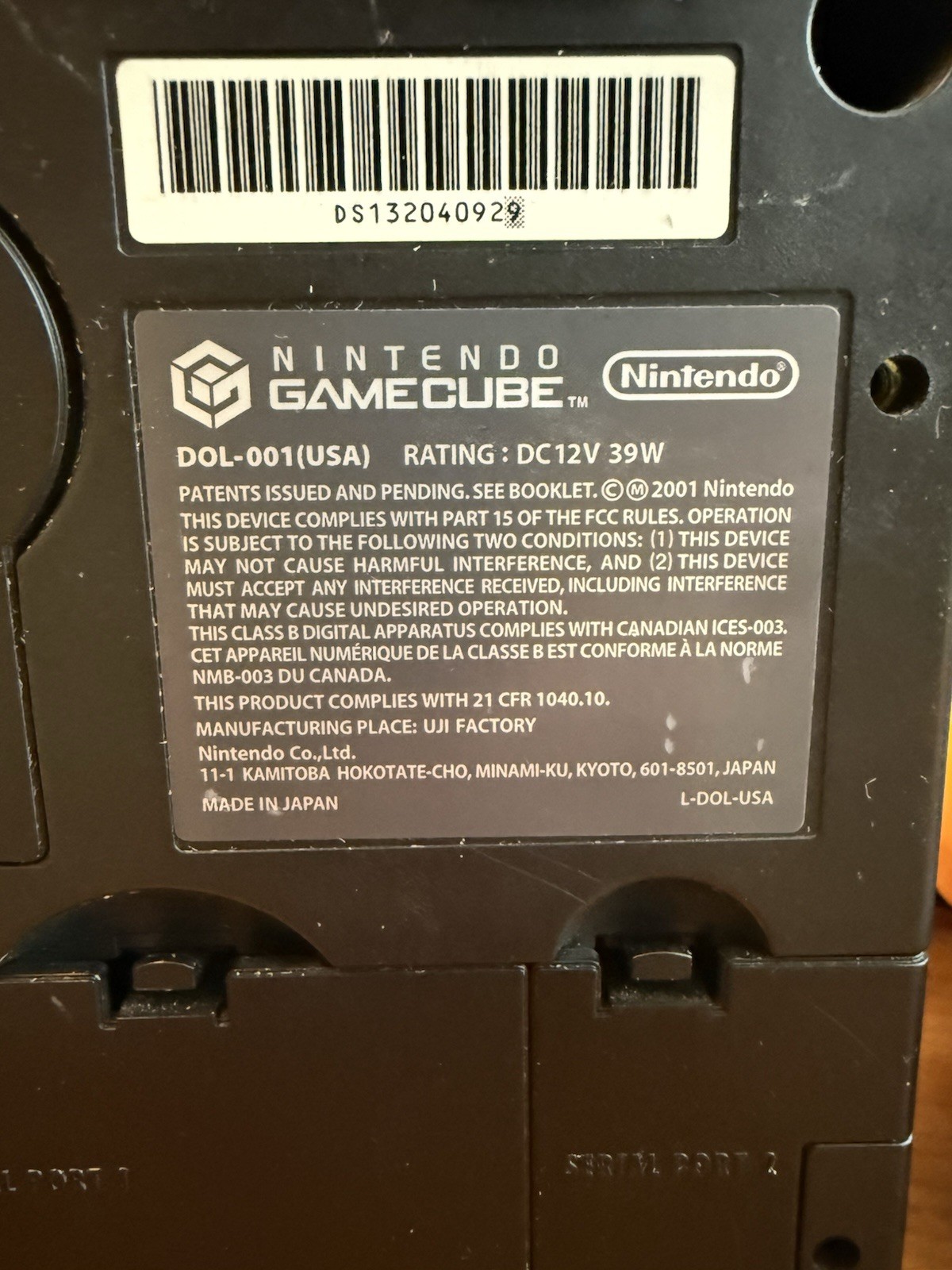 Nintendo GameCube DOL-001, 4 Controllers, Mario Kart Double Dash, Mario Party 7