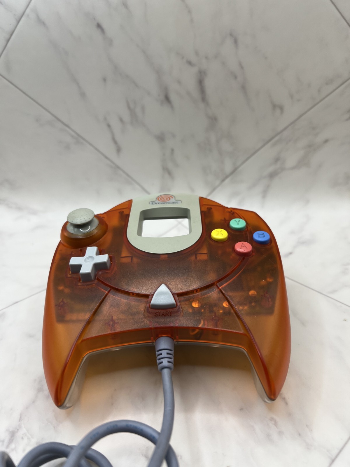 Sega Dreamcast Clear Orange Skeleton Console VA0 Japan – New Battery & Fuse – JP