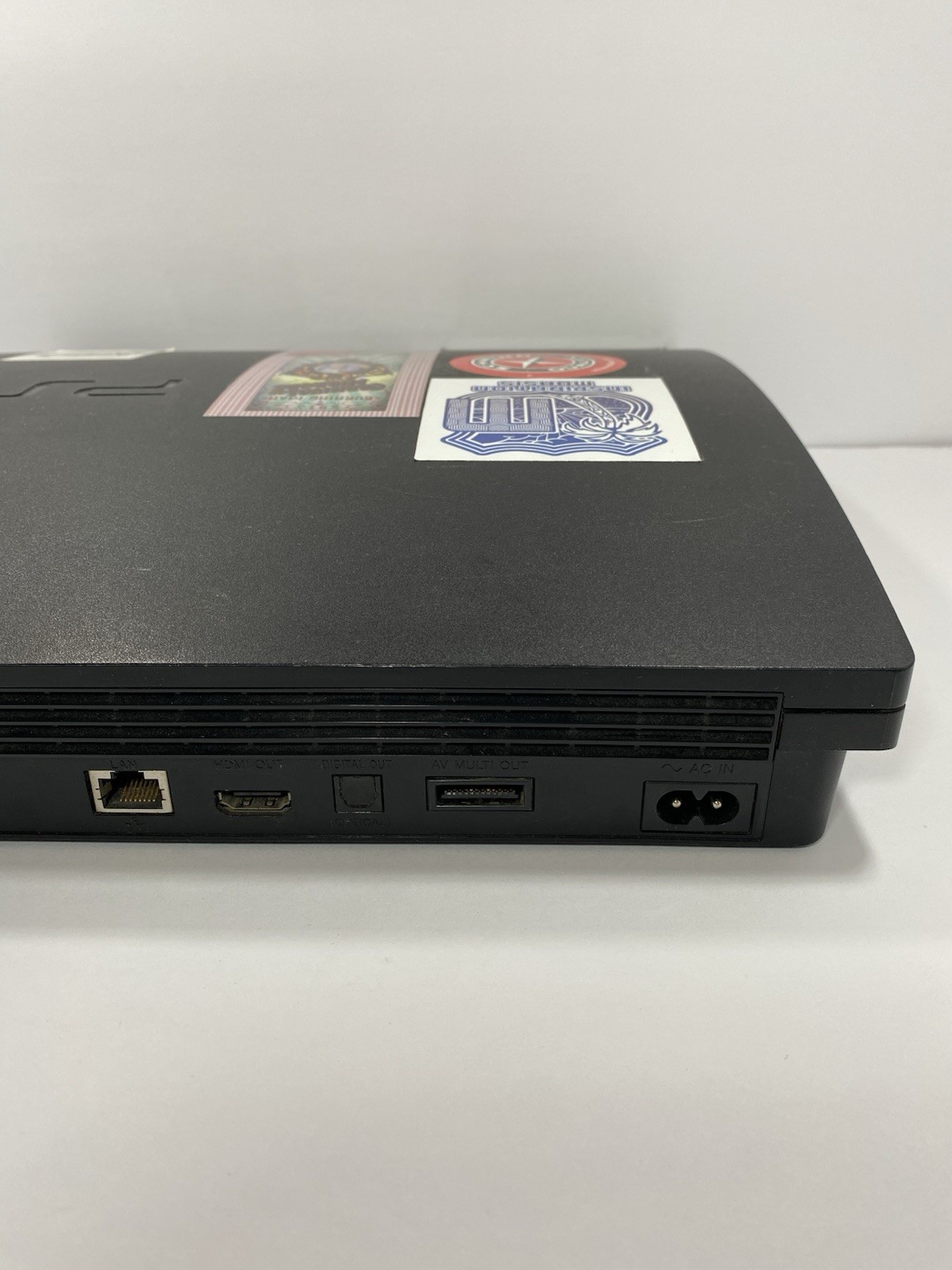Sony PlayStation 3 Slim PS3 Model CECH-3001B Console W/ 2 Controllers Tested