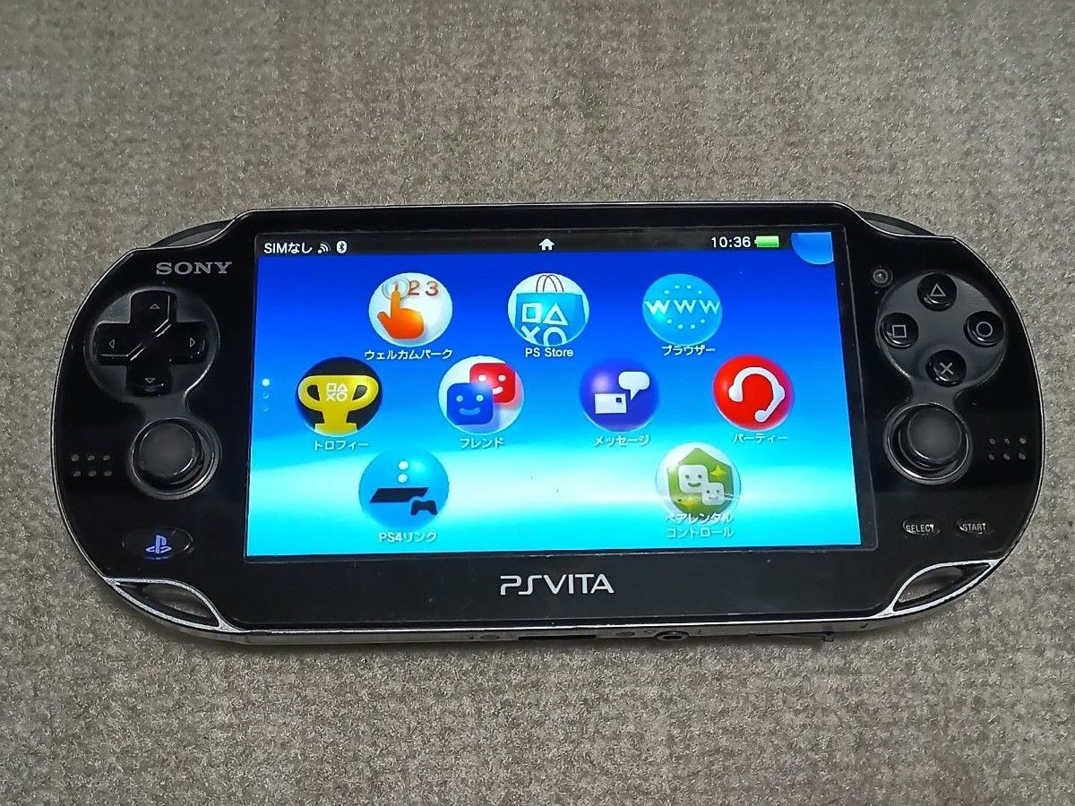Sony PlayStation Vita PS Vita PCH-1100 Black OLED Console Firmware 3.74 0228