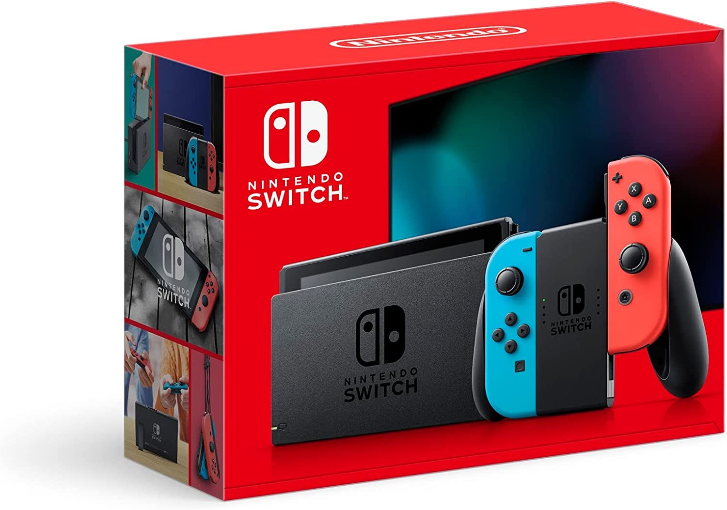 Nintendo – Switch 32GB Console – Neon Red/Neon Blue Joy-Con