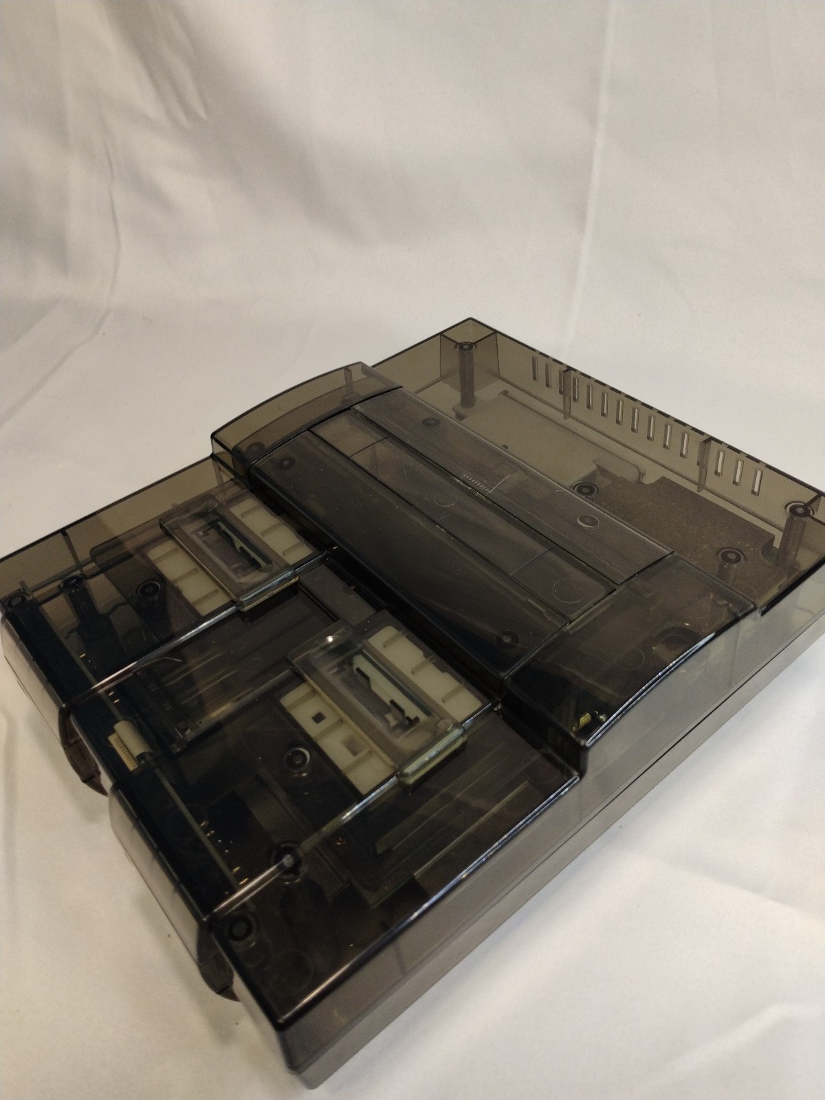 Nintendo SNES Home Console – Translucent Black With Cables and Controllers
