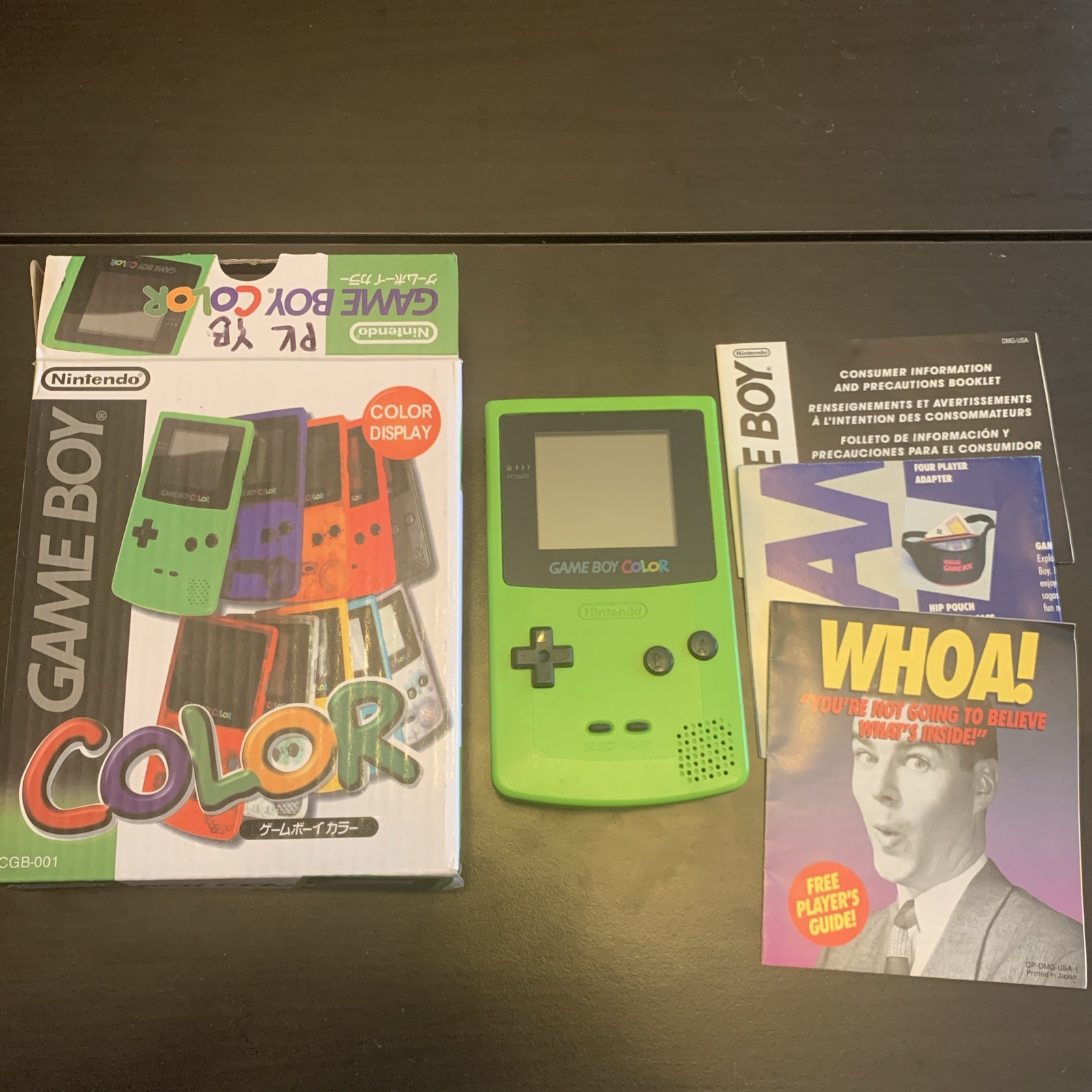 Nintendo Game Boy Color Kiwi Handheld System FROM JAPAN-US SELLER