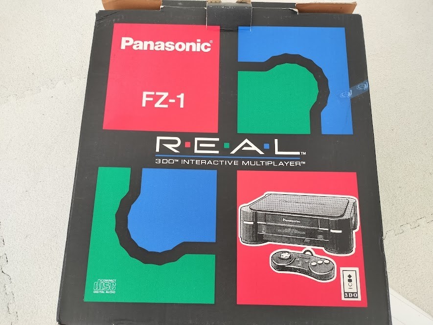 JUNK Panasonic 3DO REAL FZ-1 Console system Used w/controller Japan Junk