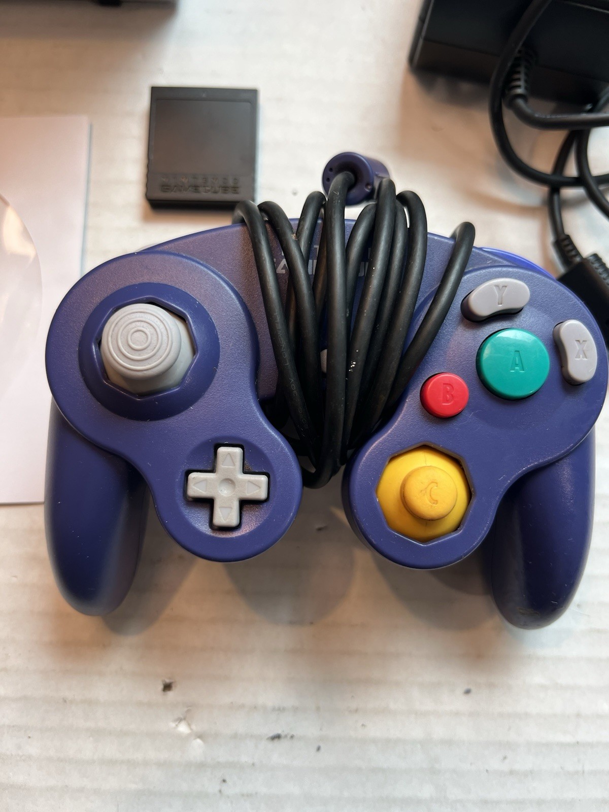 Nintendo GameCube Silver System Console Bundle OEM Controller Cords Tested Turok