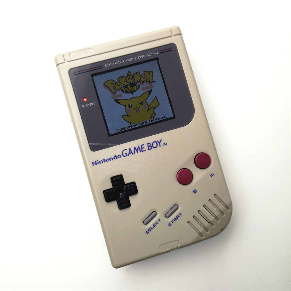 8 Colors Retrofit Game Boy DMG GBO Console With IPS Back Light LCD mod -Gray
