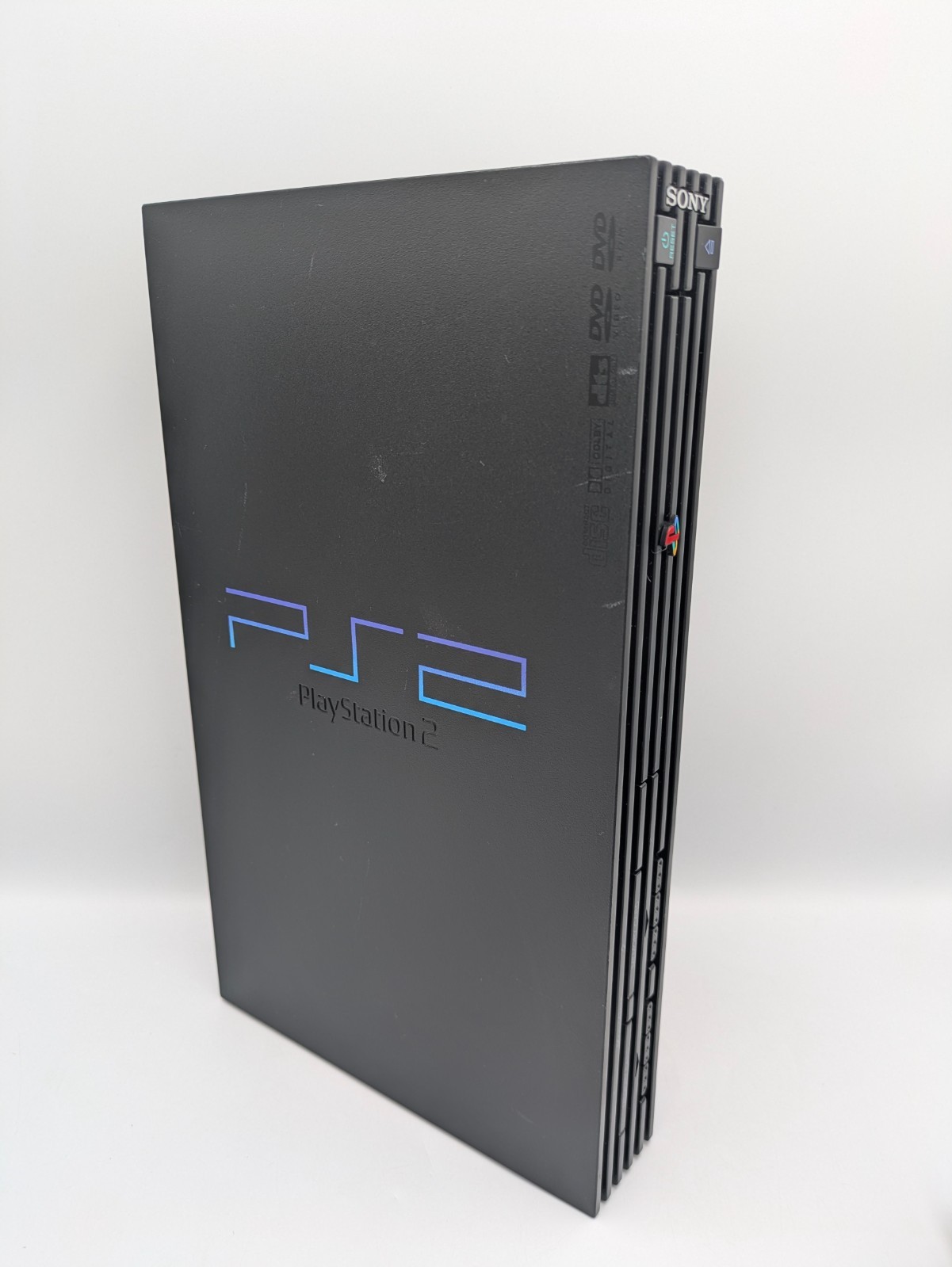 PS2 PlayStation 2 Console Flat Black SCPH-30000 With Memory Card Japanese Tested