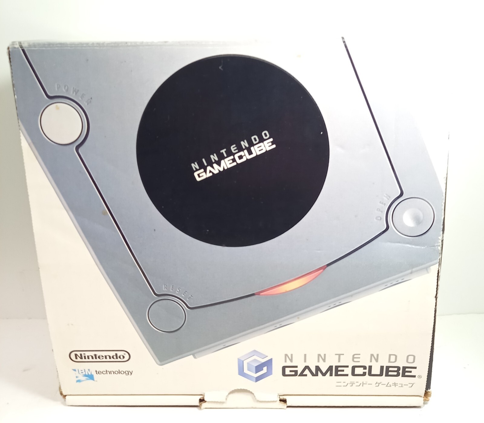 Nintendo Gamecube Game Console Silver Color W/ Box Cord Controller memory Card
