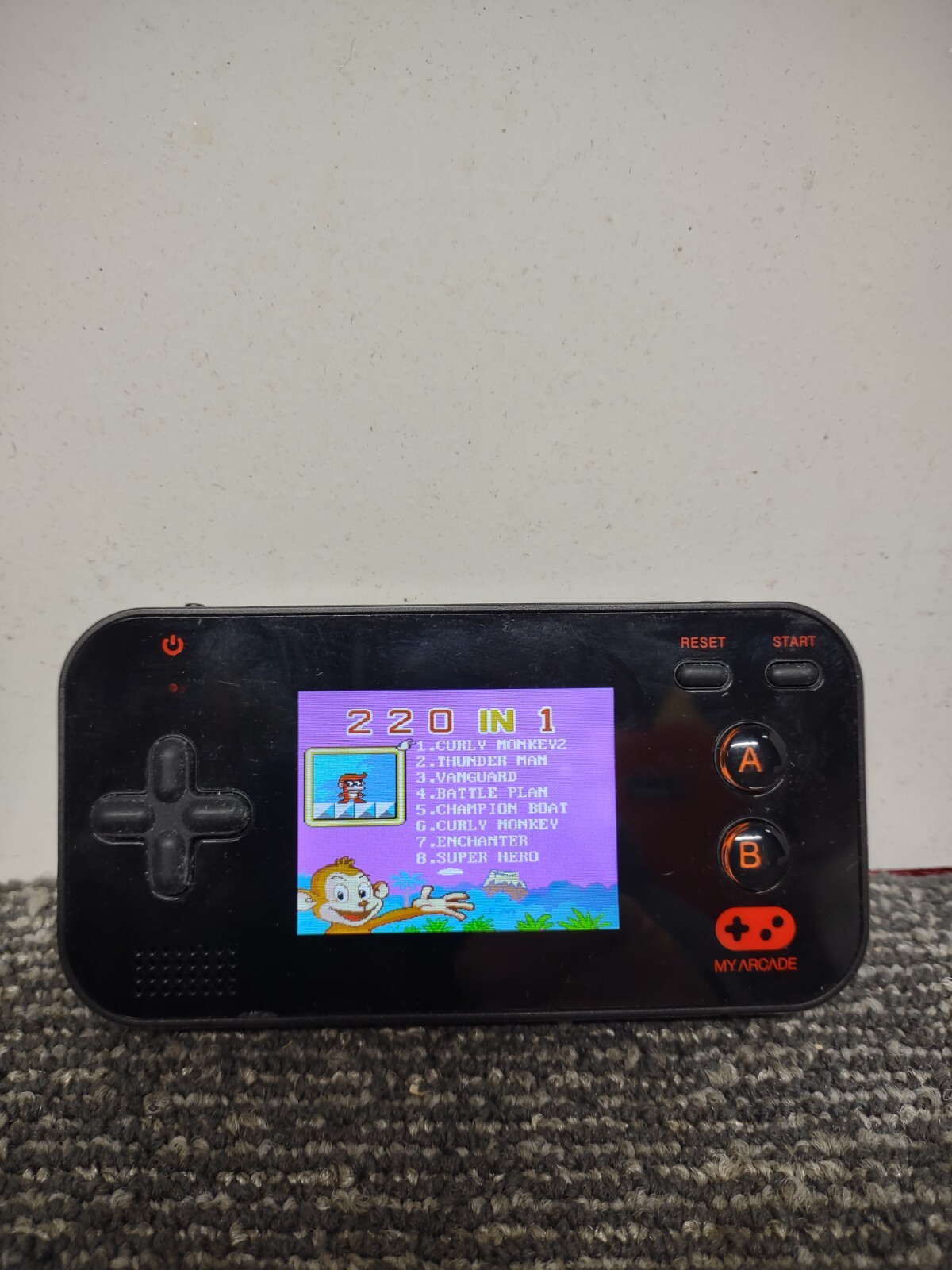 My Arcade Gamer V Portable Handheld w/ 220 Built-in Video Games – Black