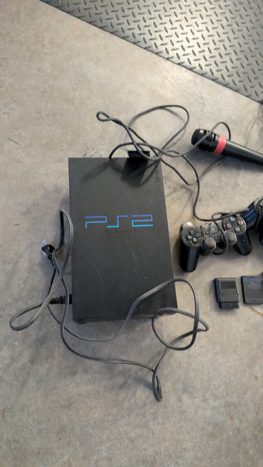 Sony PlayStation 2 PS2 Console Bundle 2 Games NTSC (US/Canada) – Tested Work