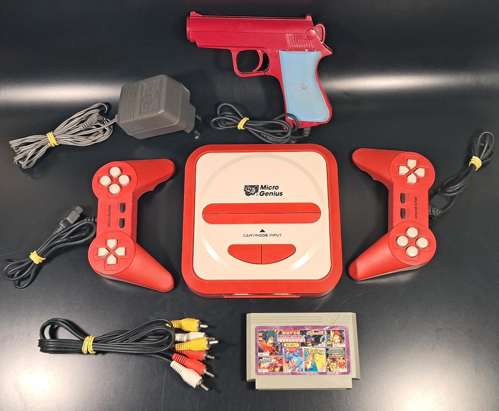 Micro Genius S1-B Vintage Console Set Red