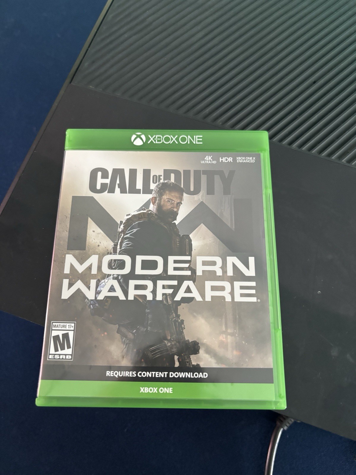 Microsoft Xbox One 1540 Black | power cord | modern warfare