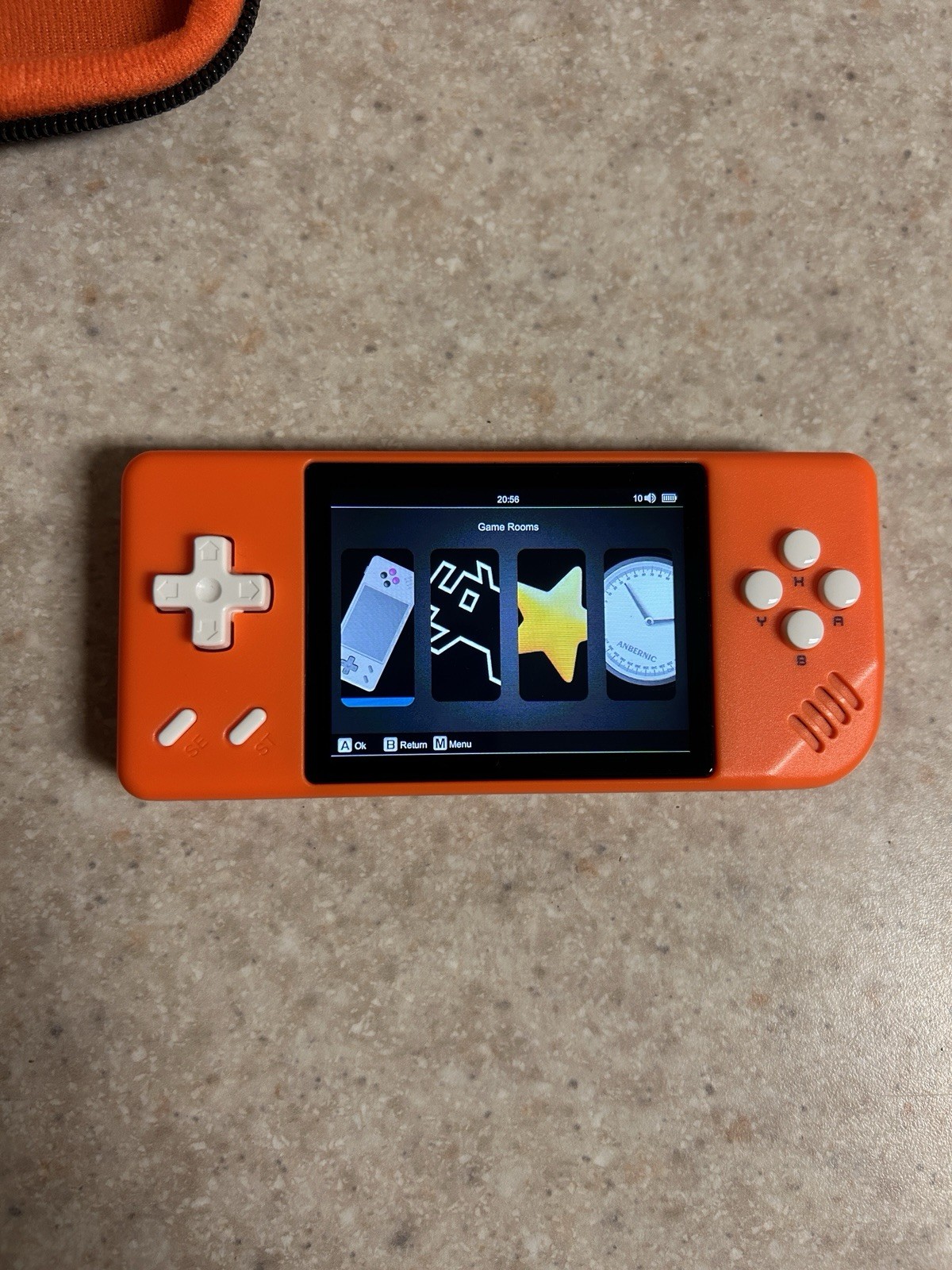 Anbernic RG28XX with Case and Grip and 64GB SD Card Great Condition