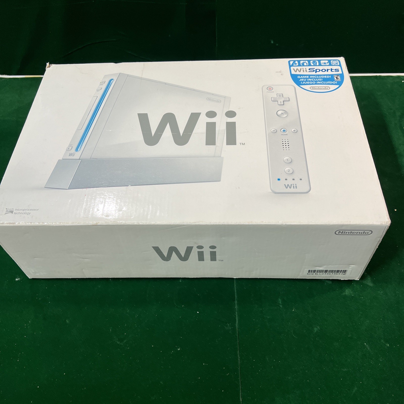 Nintendo Wii Sports Console (White) Wii System Bundle Open Box