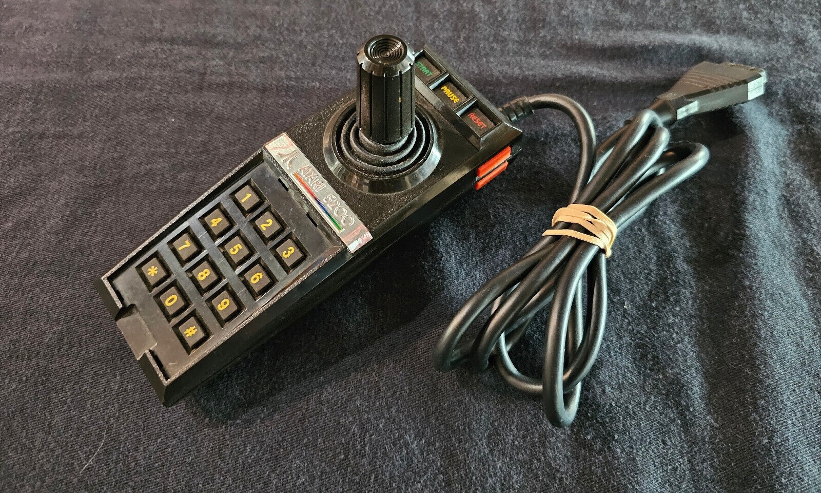 Atari 5200 Console 4 Port w/ Power Adapter Mod – Tested & Working! + Congo Bongo