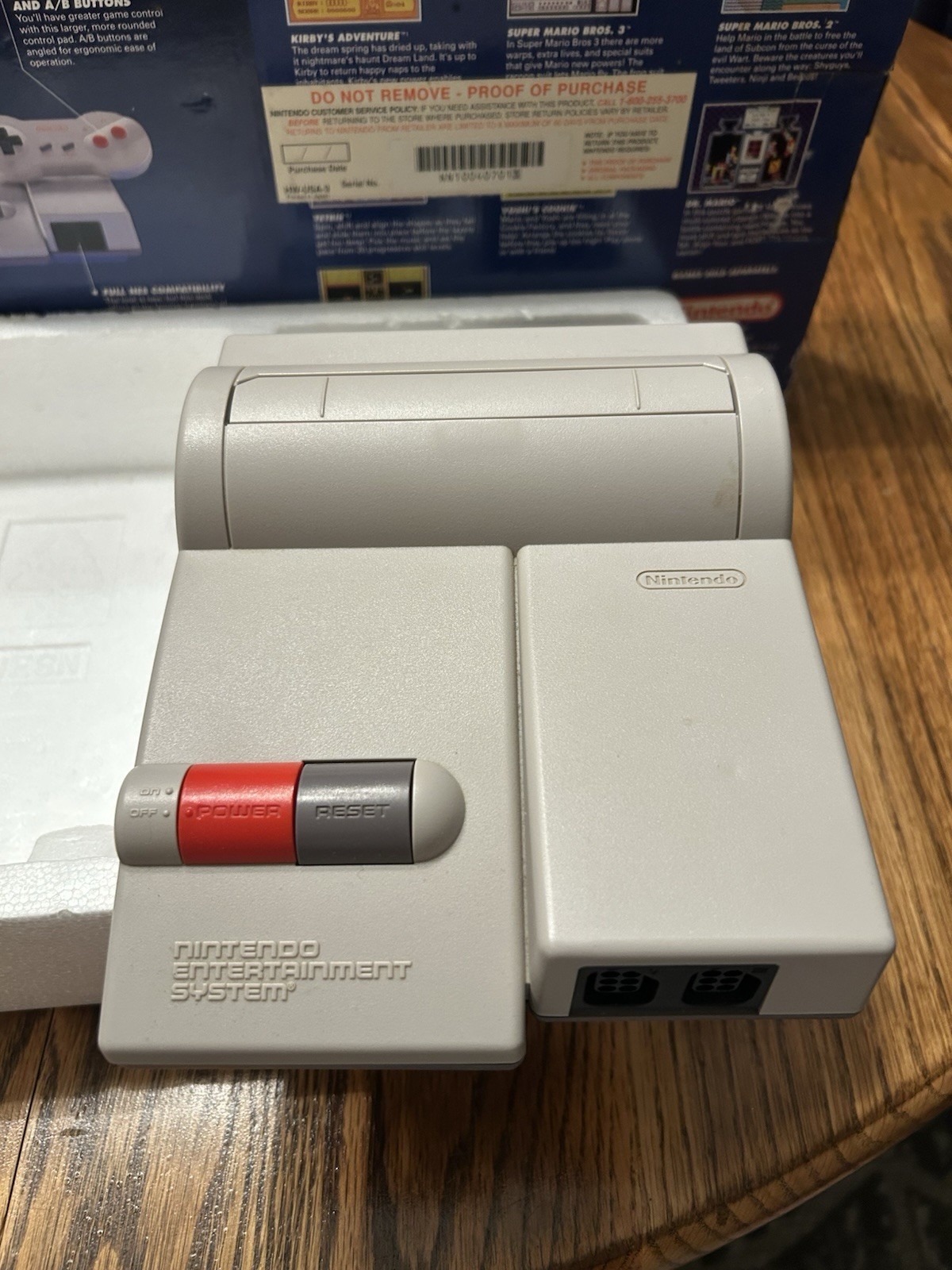 Nintendo Entertainment System NES-101 Top Loader Boxed Matching Serial Read