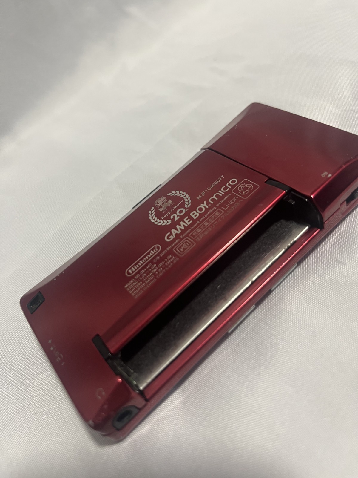 Nintendo Game Boy Micro Famicom Console Red Limited color from Japan rare