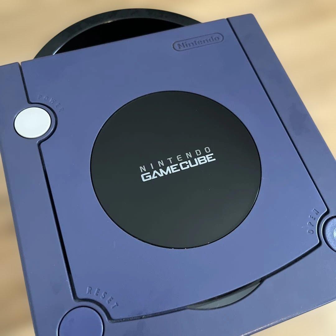 Nintendo GameCube Console Indigo DOL-001 NTSC-U Console Cable Controller u0008M
