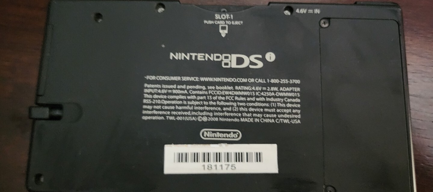Nintendo DS Lite Game HandHeld Console System