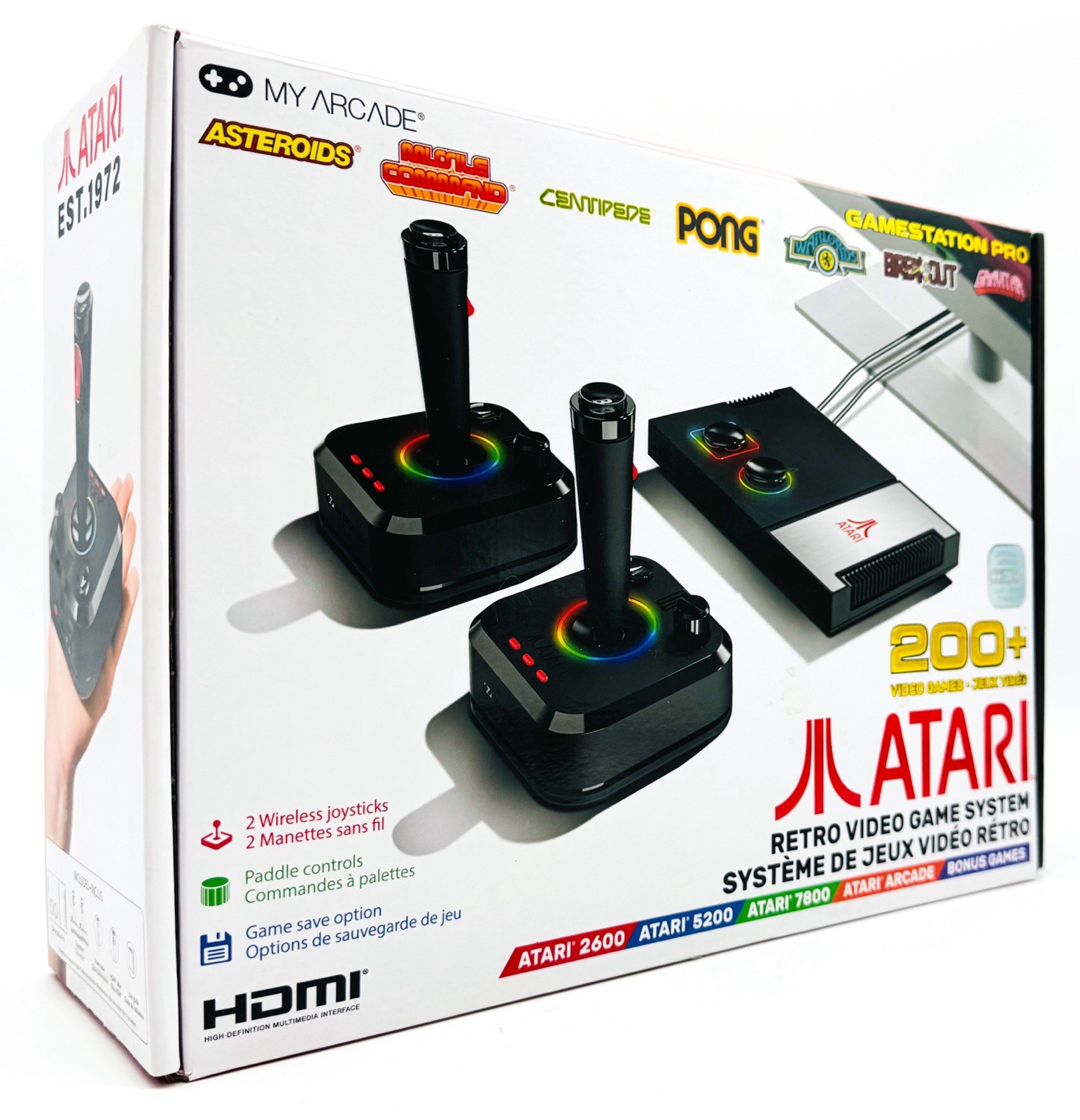 My Arcade Atari Game Station Pro Retro Video Game Console Atari 2600/5200/7800