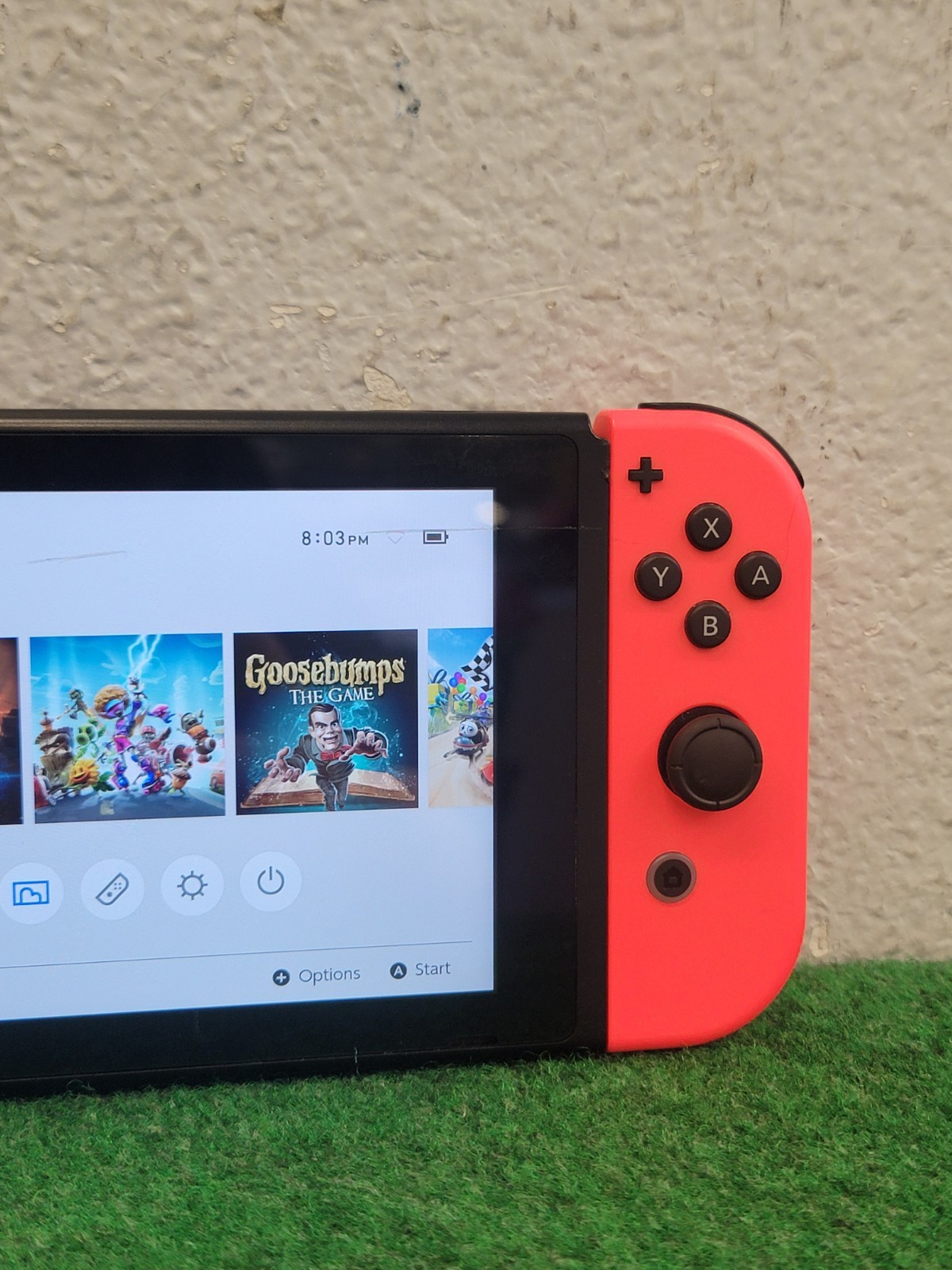 Nintendo Switch Console + Charger & Stand Red HAC-001-01