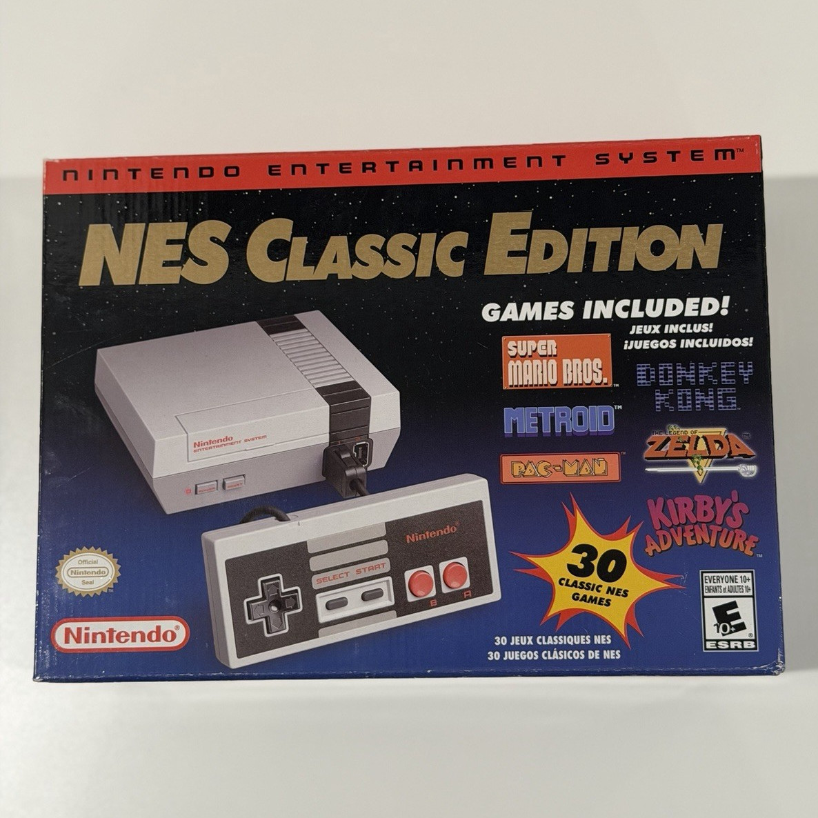 Nintendo NES Classic Edition Mini Console w/30 Games HDMI 720p NTSC-U/C
