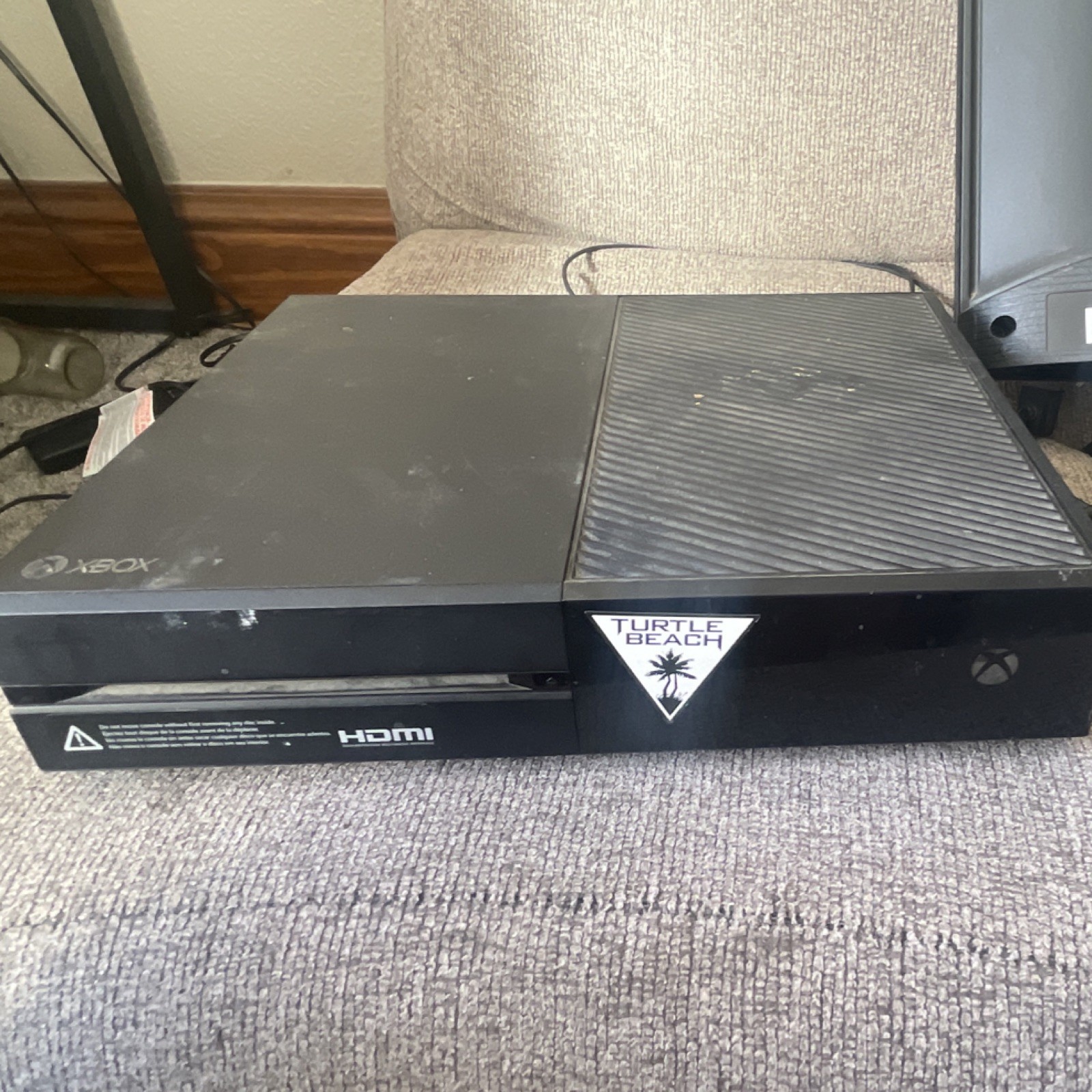 Microsoft Xbox One Console Black HDMI USB-A Ethernet Home Gaming System