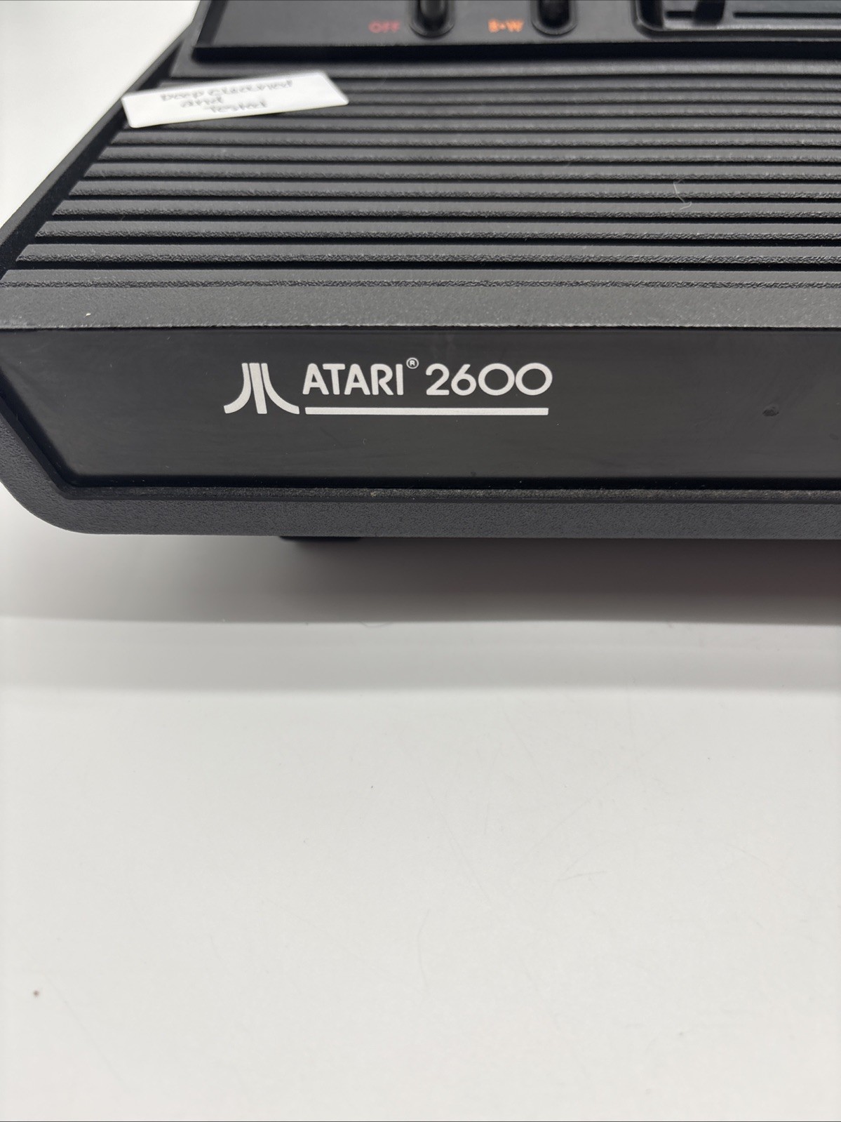 Vintage ATARI 2600 Darth Vader Video Computer System Black Console RECONDITIONED