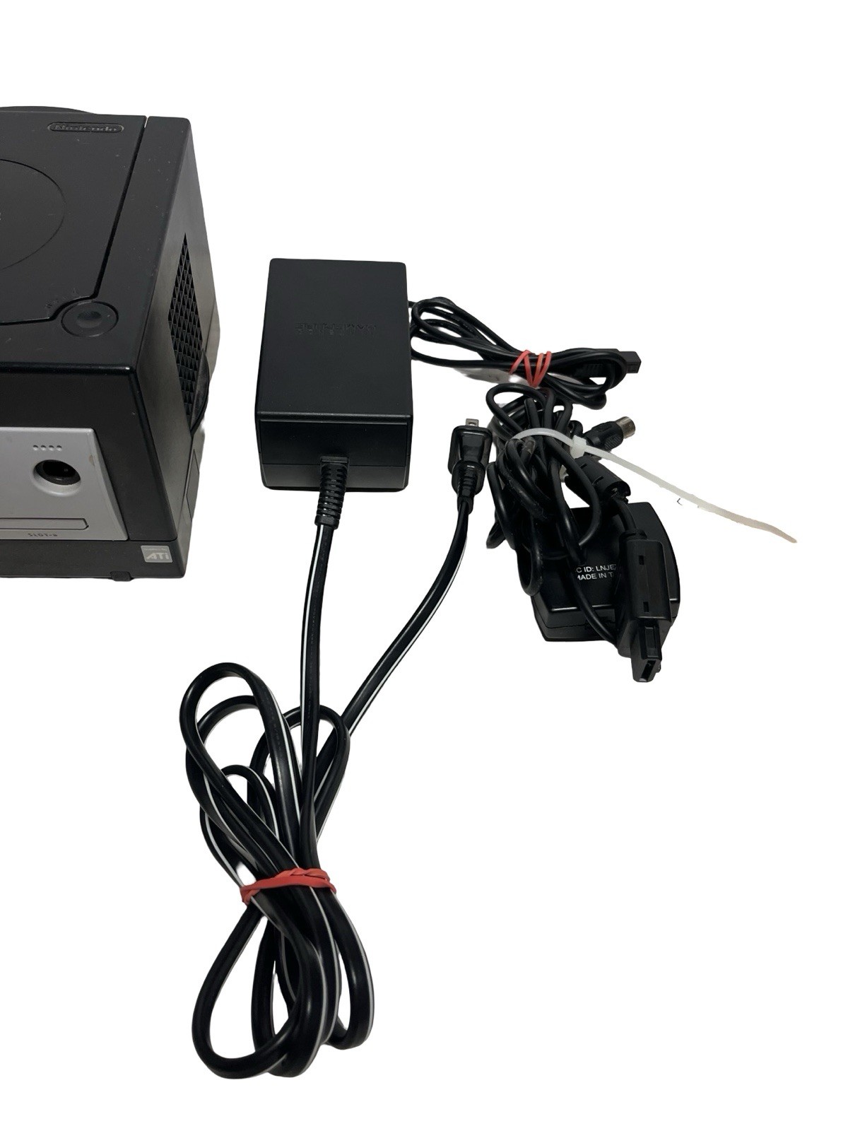 Nintendo GameCube Console DOL-101(USA) OEM Controller & Power Cord Black