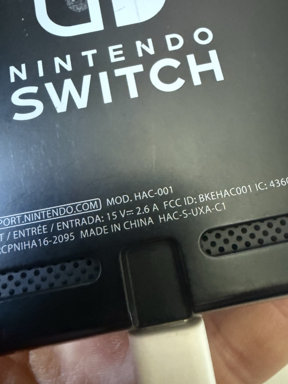 Nintendo Switch HAC-001 Console Bundle – Yellow/Blue Games Case Accessories