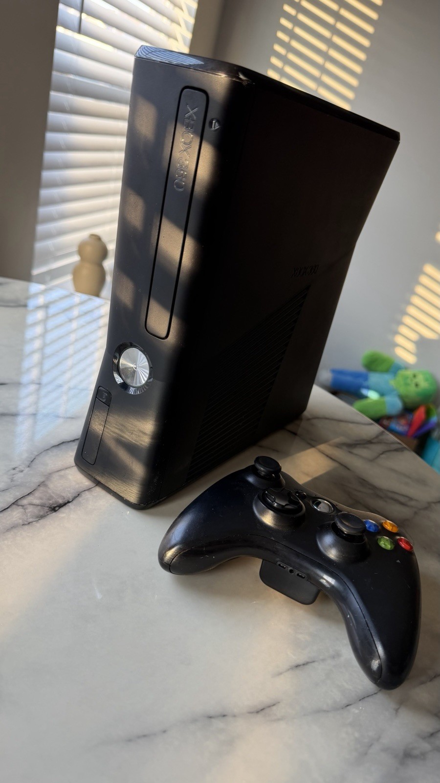 Xbox 360 S Slim Bundle 1439 Console, OEM Controller, Power, HDMI, TESTED