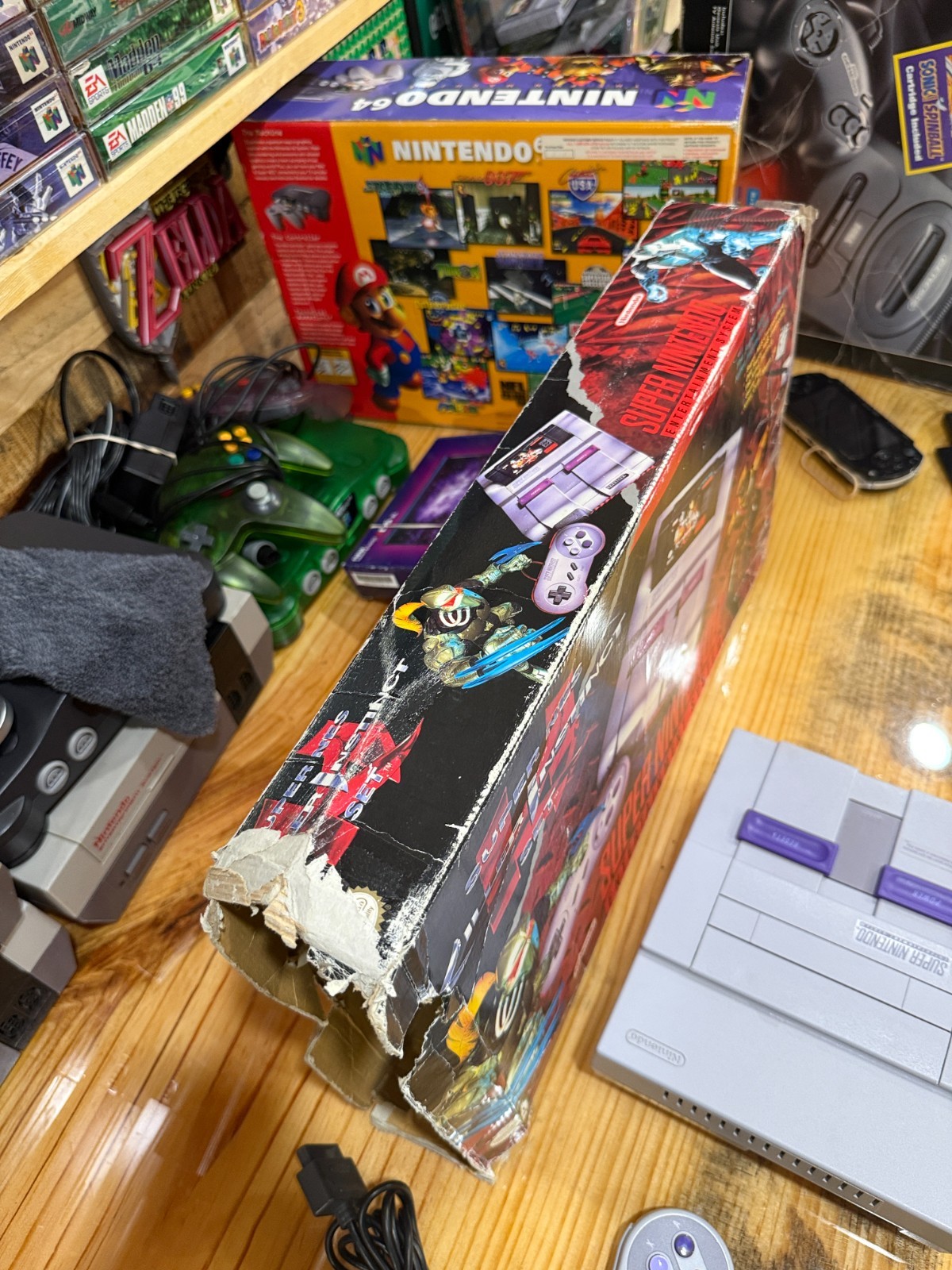 Super Nintendo SNES Killer Instinct Console Set (One Chip/Matching Serial #’s)