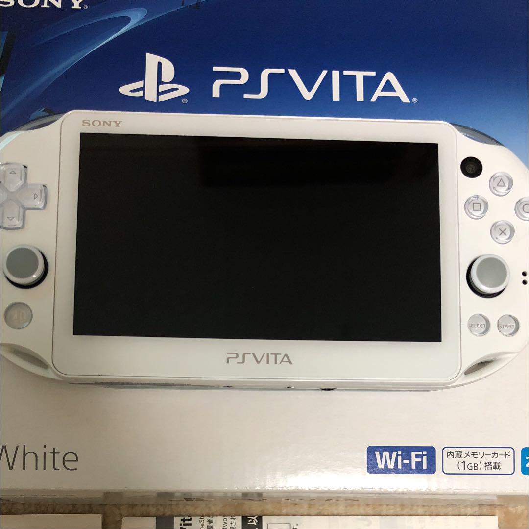 USED excellent PS Vita Wi-Fi Model white Gameconsole PCH-2000ZA12 From Japan F/S