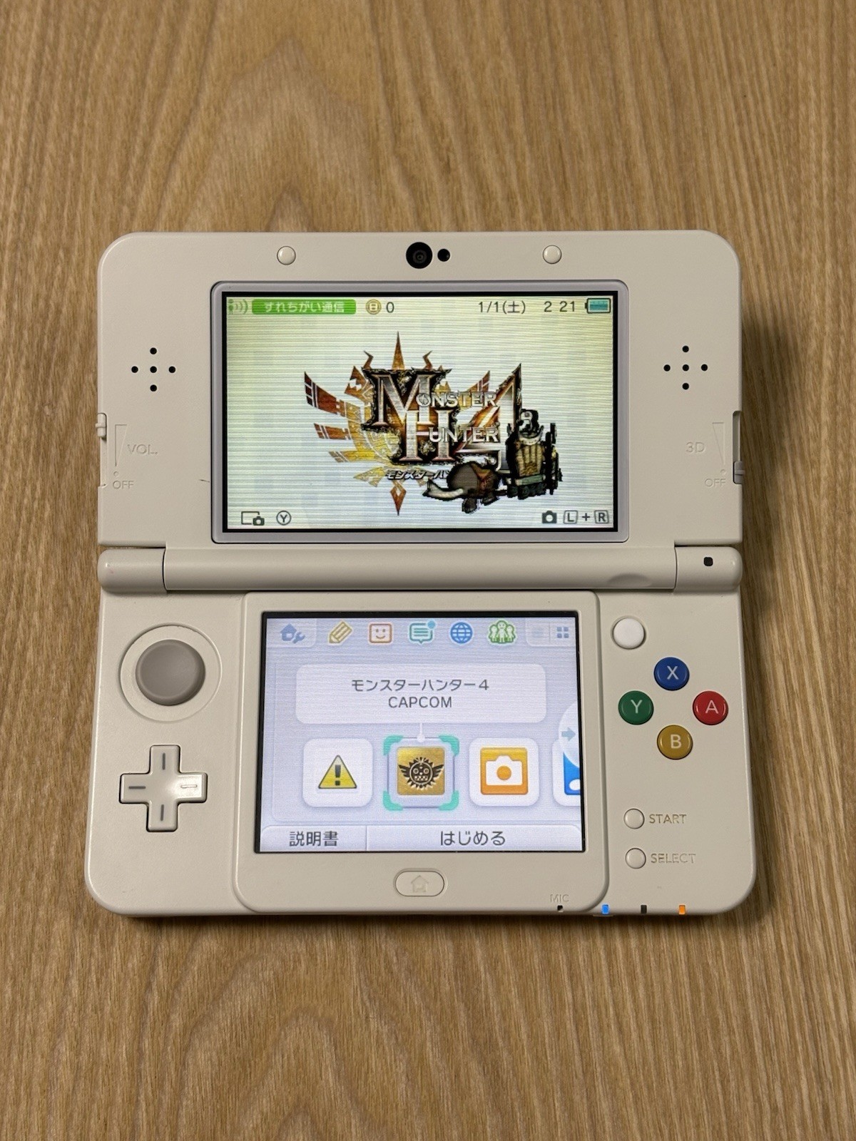 Nintendo New 3DS White Console Tested Working Handheld System Japanese Import