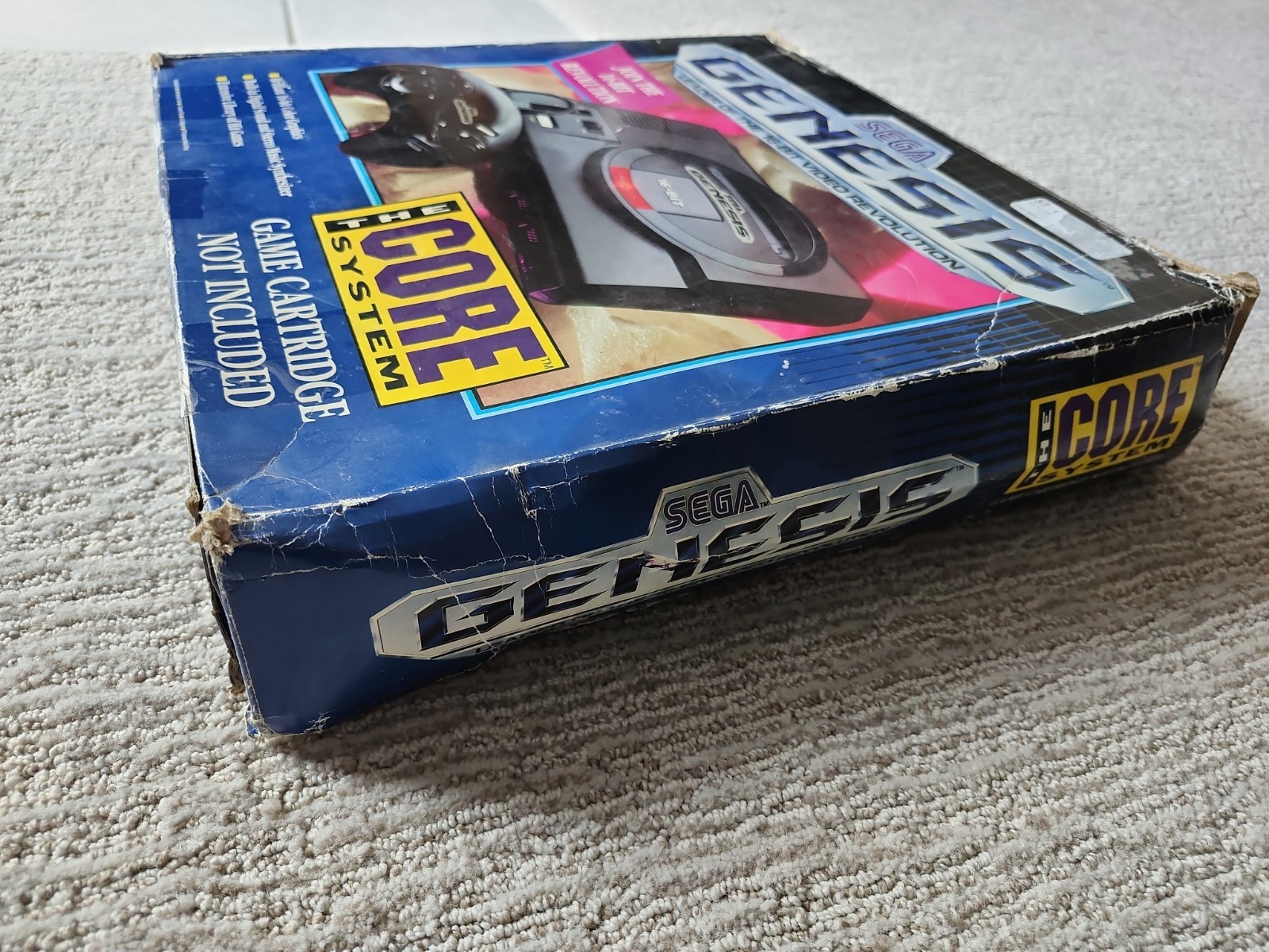 Sega Genesis Model 1 Console The Core System Video Game CIB 1992 No Foam