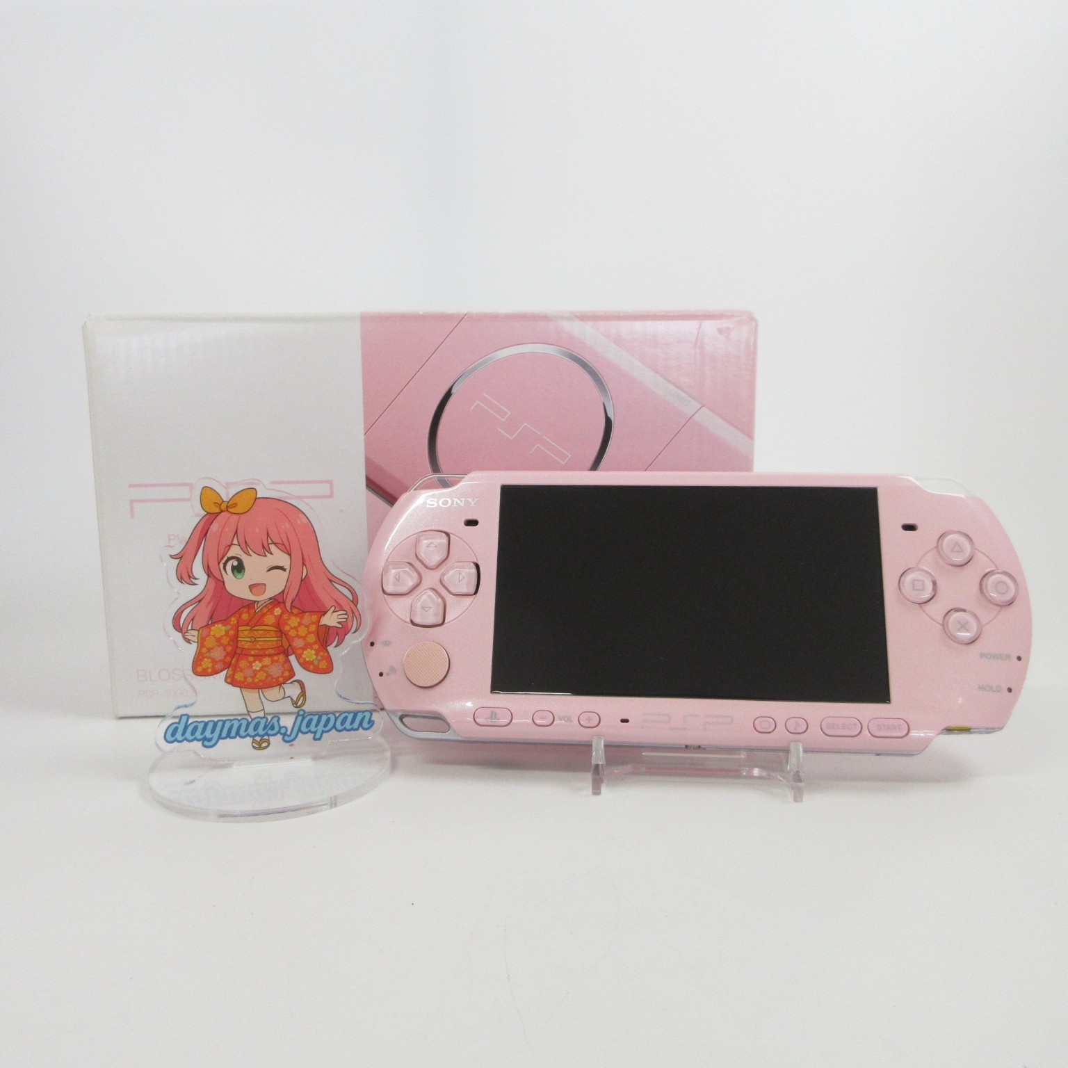 【Excellent】Sony PSP-3000 Blossom Pink Console No Battery Japan Ver. #NET0513/02