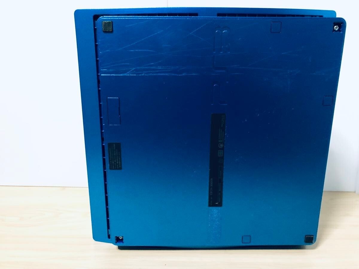sony playstation 3 ps3 console system splash blue cech-3000bsb
