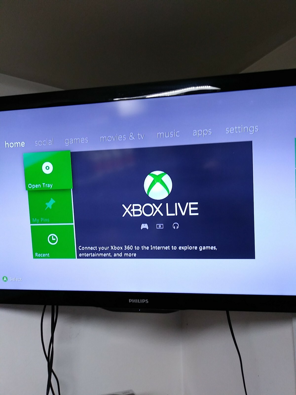 Xbox 360 S No Hard Drive Matte Black Console Only Model 1439 Slim